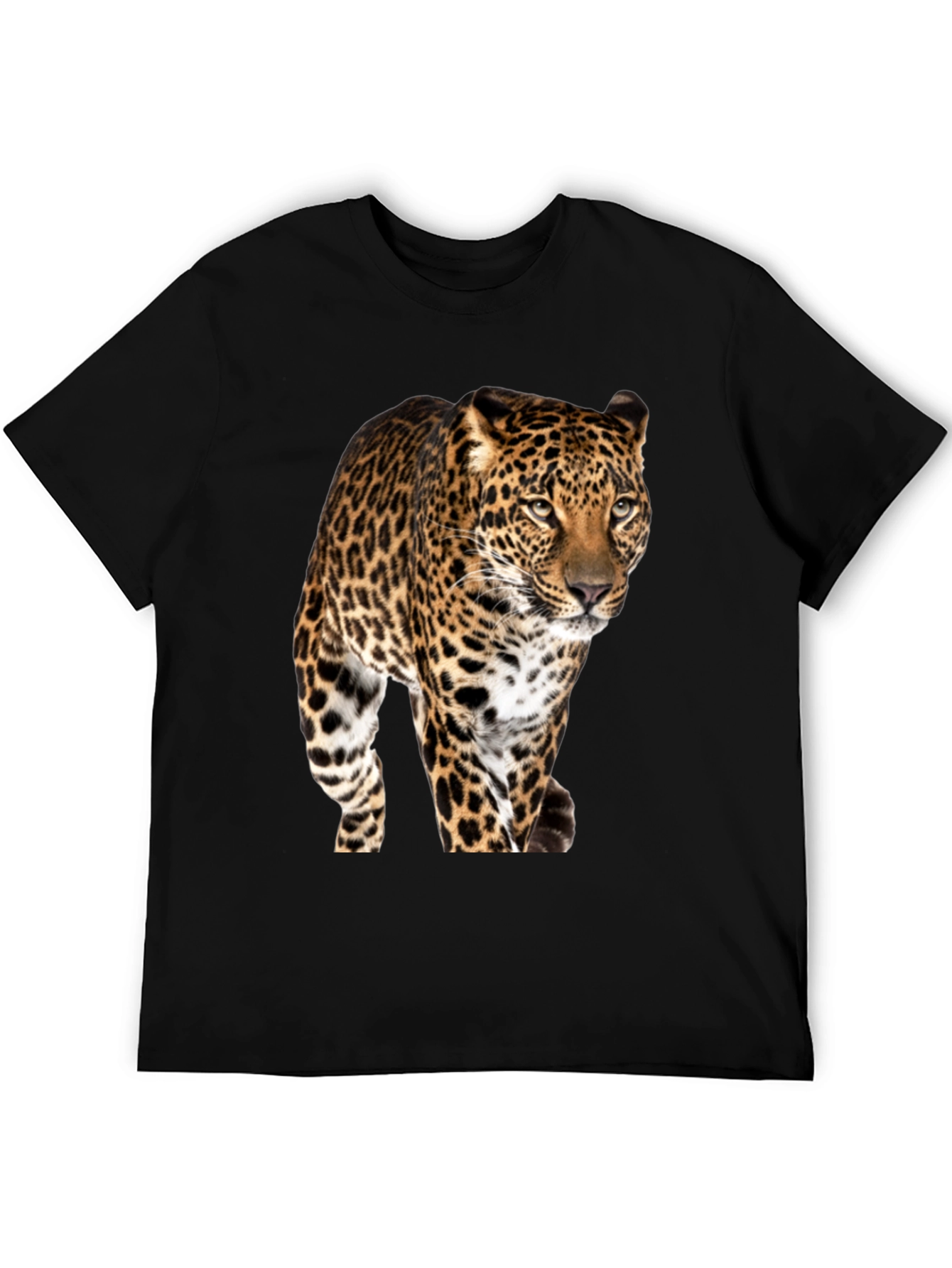 Black Jaguar Graphic Print Black T-Shirt view 5