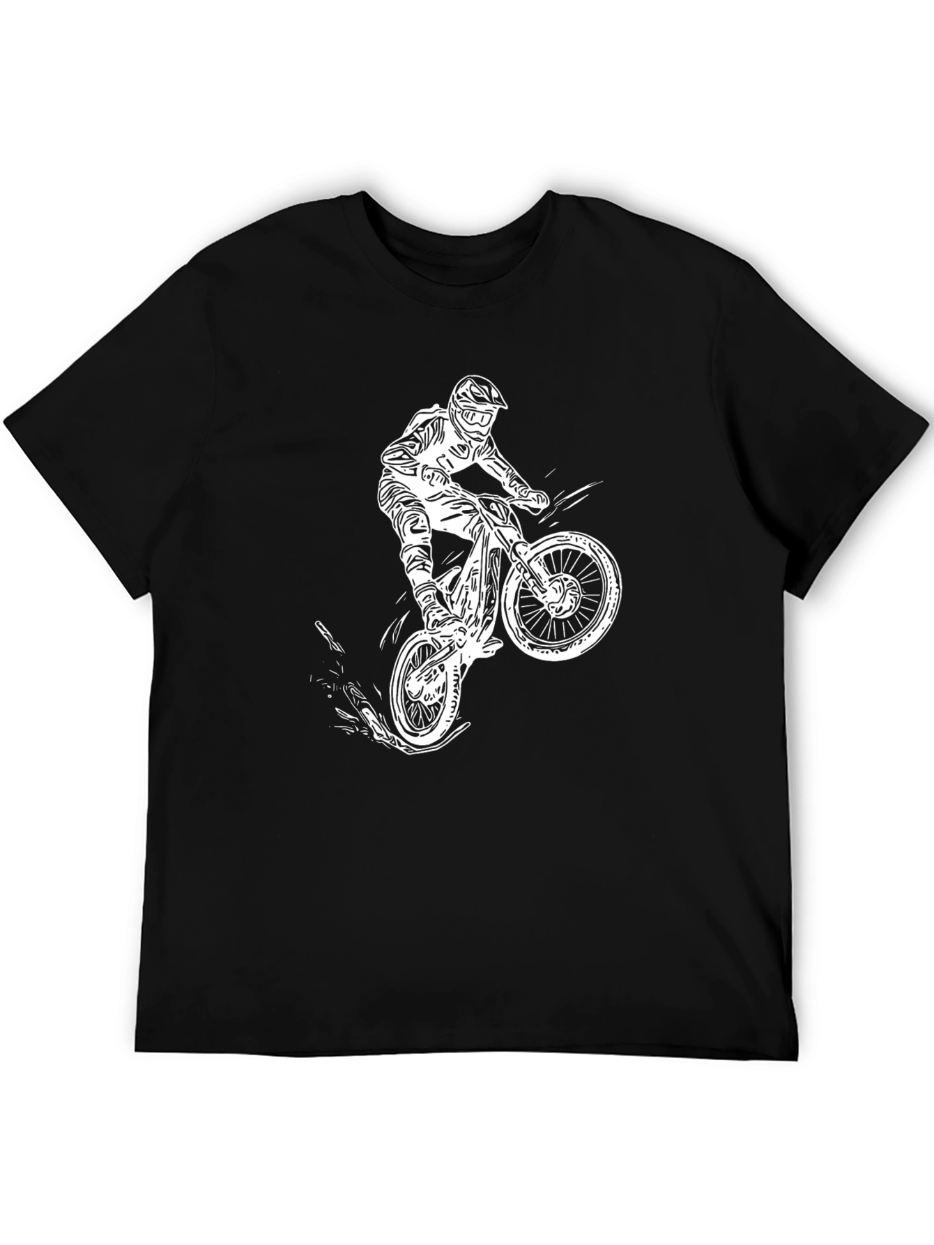 Black Black Bike Stunt T-Shirt view 5
