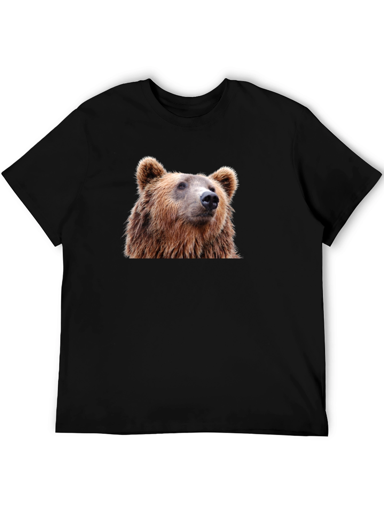 Black Bear Graphic Black T-Shirt view 5