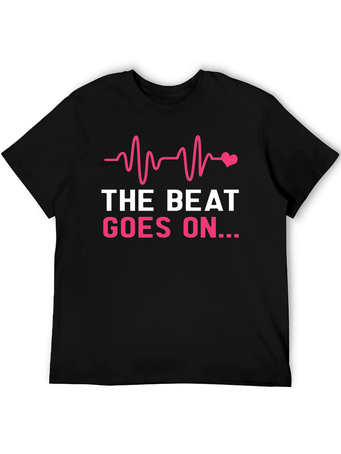 Black The Beat Goes On Black T-Shirt view 5