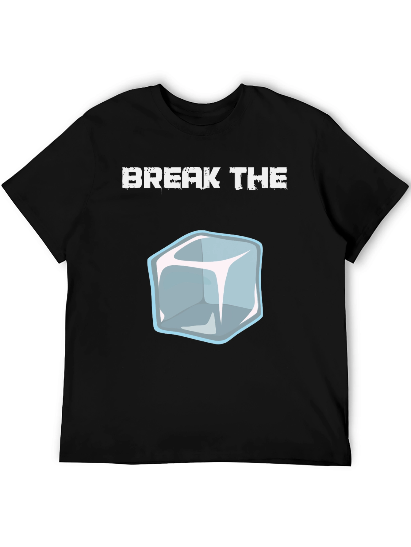 Black Break The Ice Graphic T-Shirt view 5