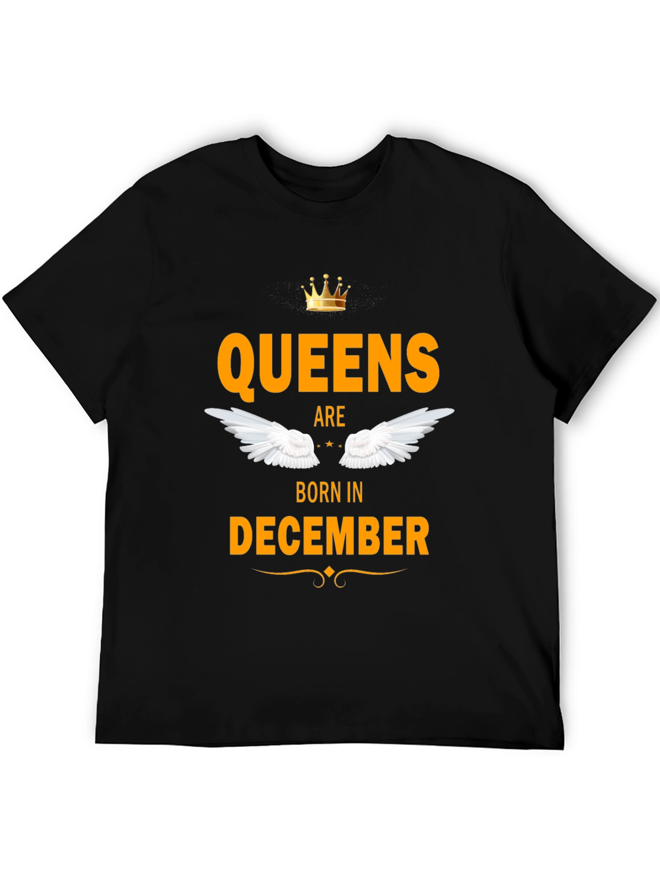 Black Queens Born in December T-Shirt view 5