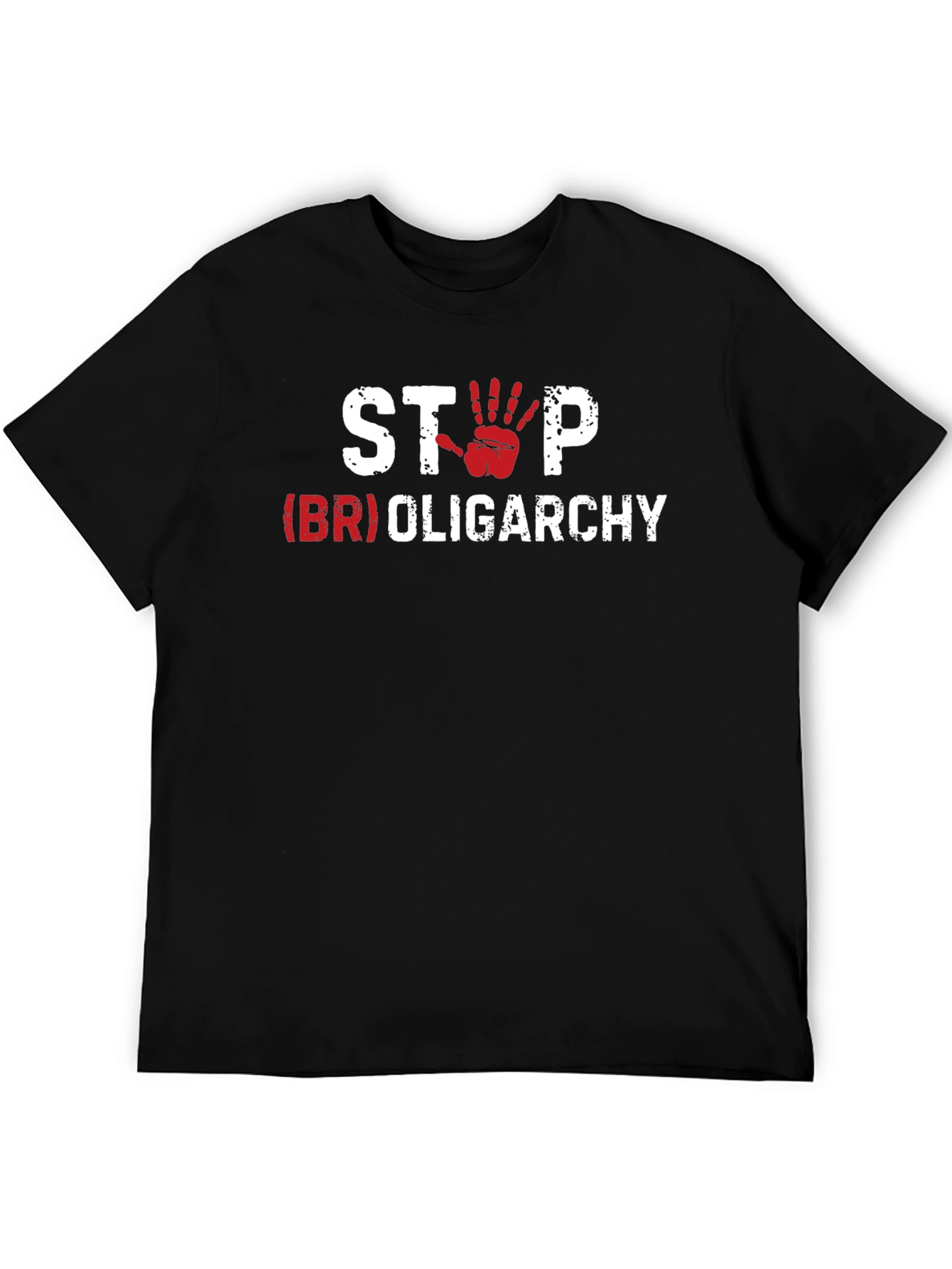 Stop Oligarchy Graphic Tee - Political Protest Shirt - 5