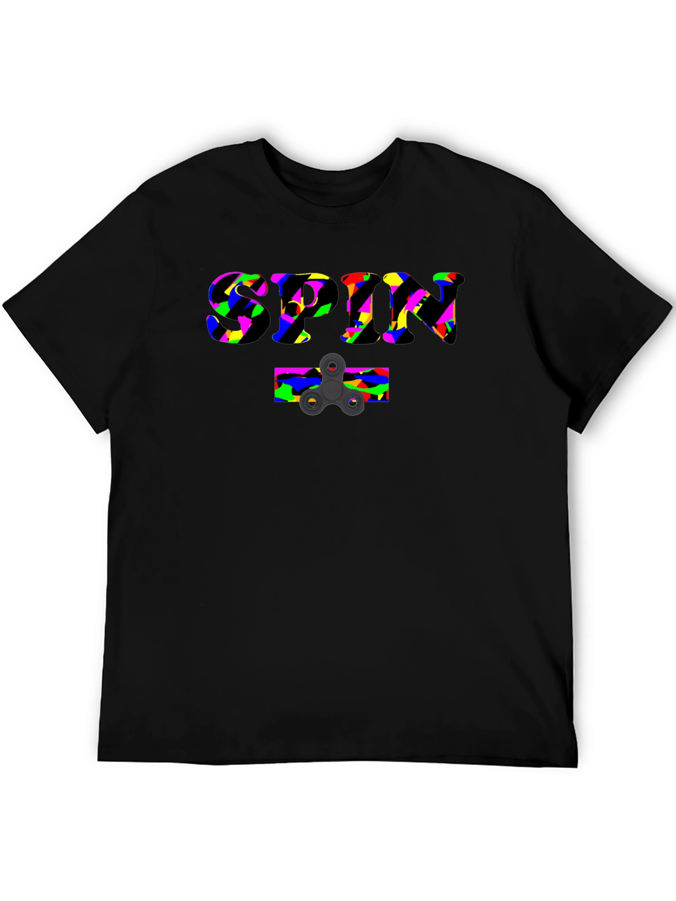 Spin T-Shirt - Novelty Fidget Spinner Design - 5
