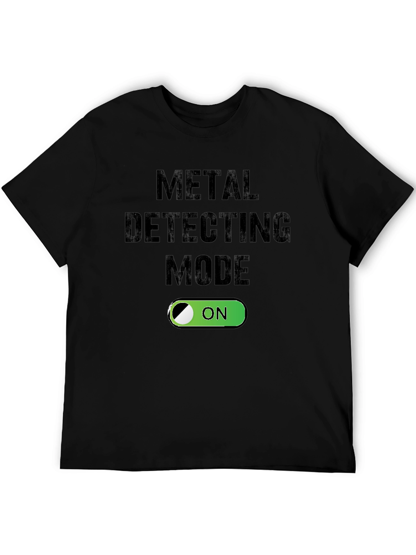 Black Metal Detecting Mode On T-Shirt view 5
