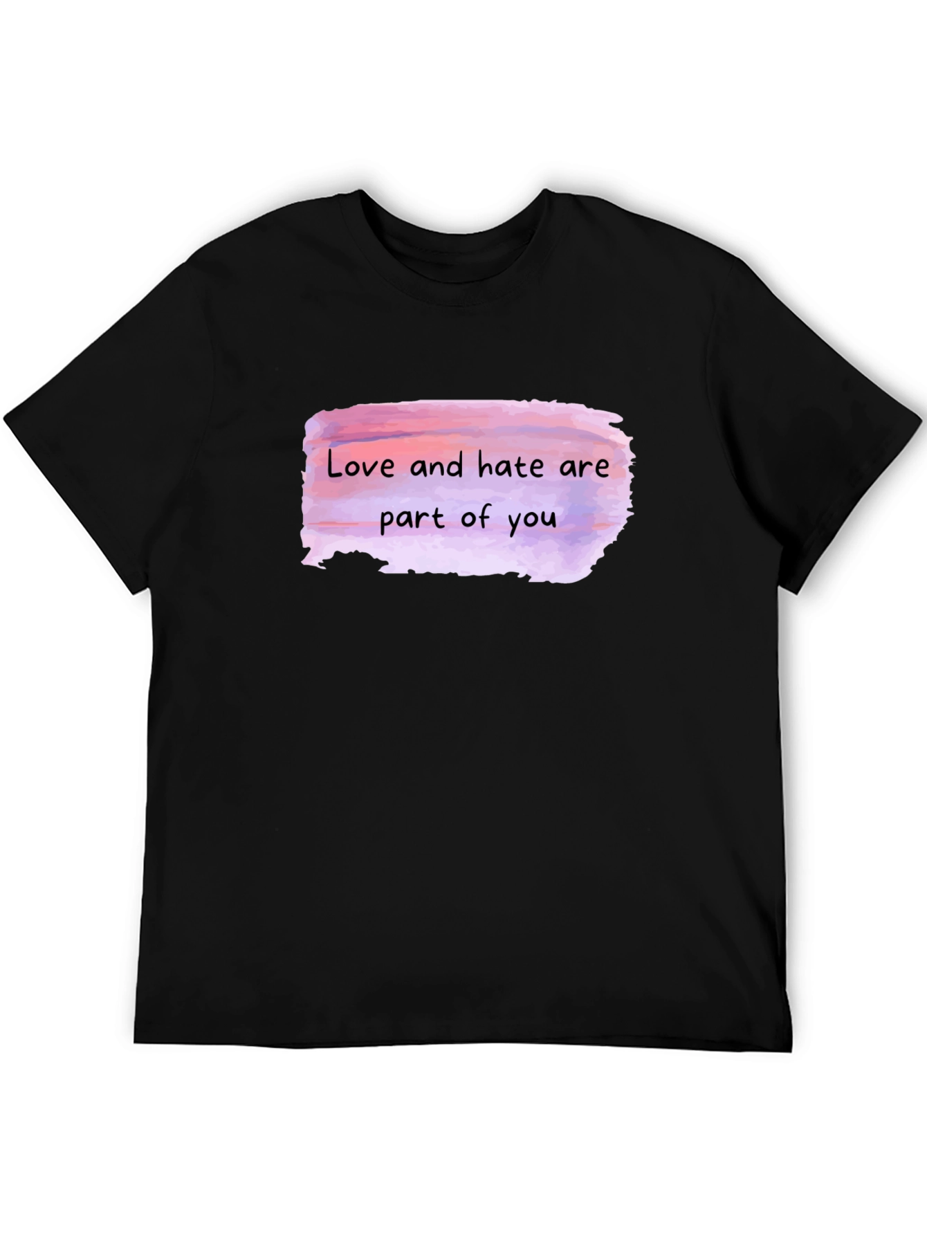 Black Love and Hate Tee - Express Yourself view 5