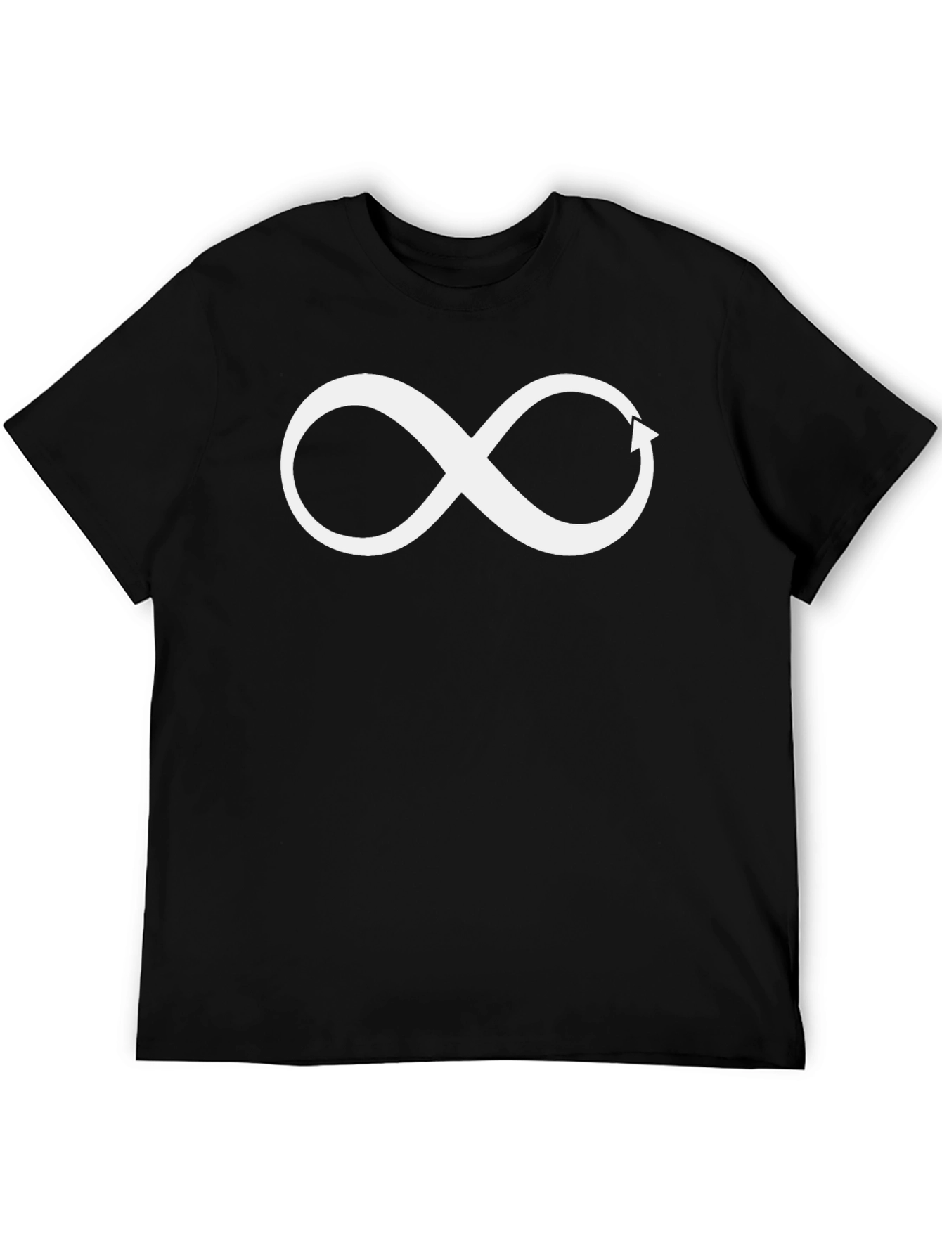 Black Infinity Arrow Graphic Tee - Stylish and Unique Design view 5