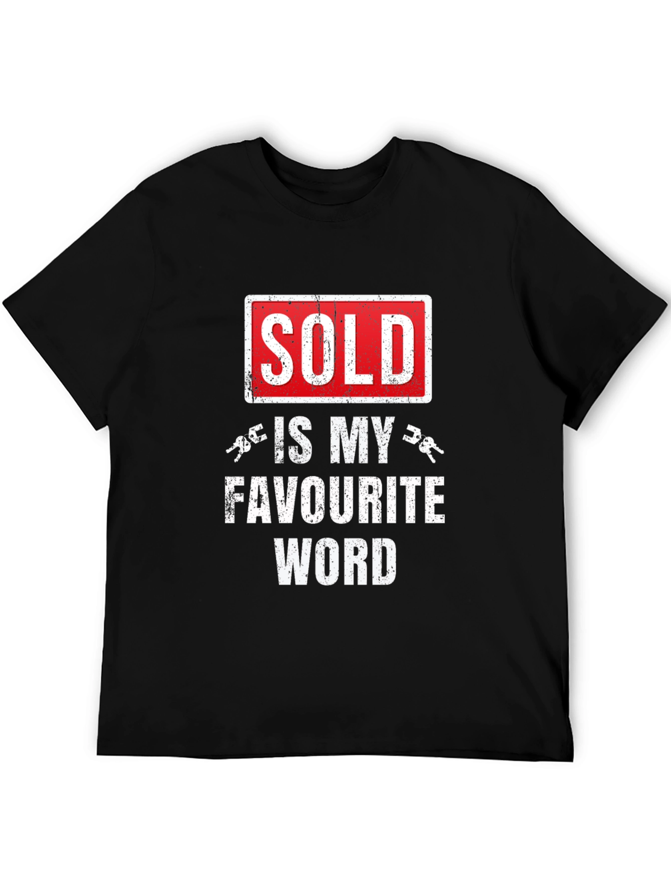 Black Sold Is My Favorite Word T-Shirt view 5