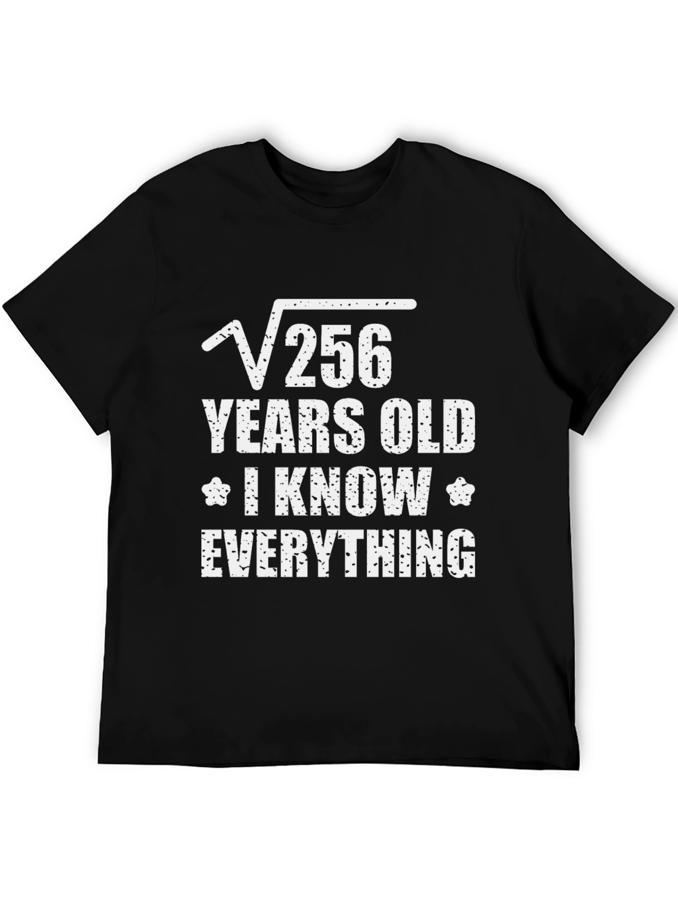 Black Funny Math 16 Years Old T-Shirt view 5