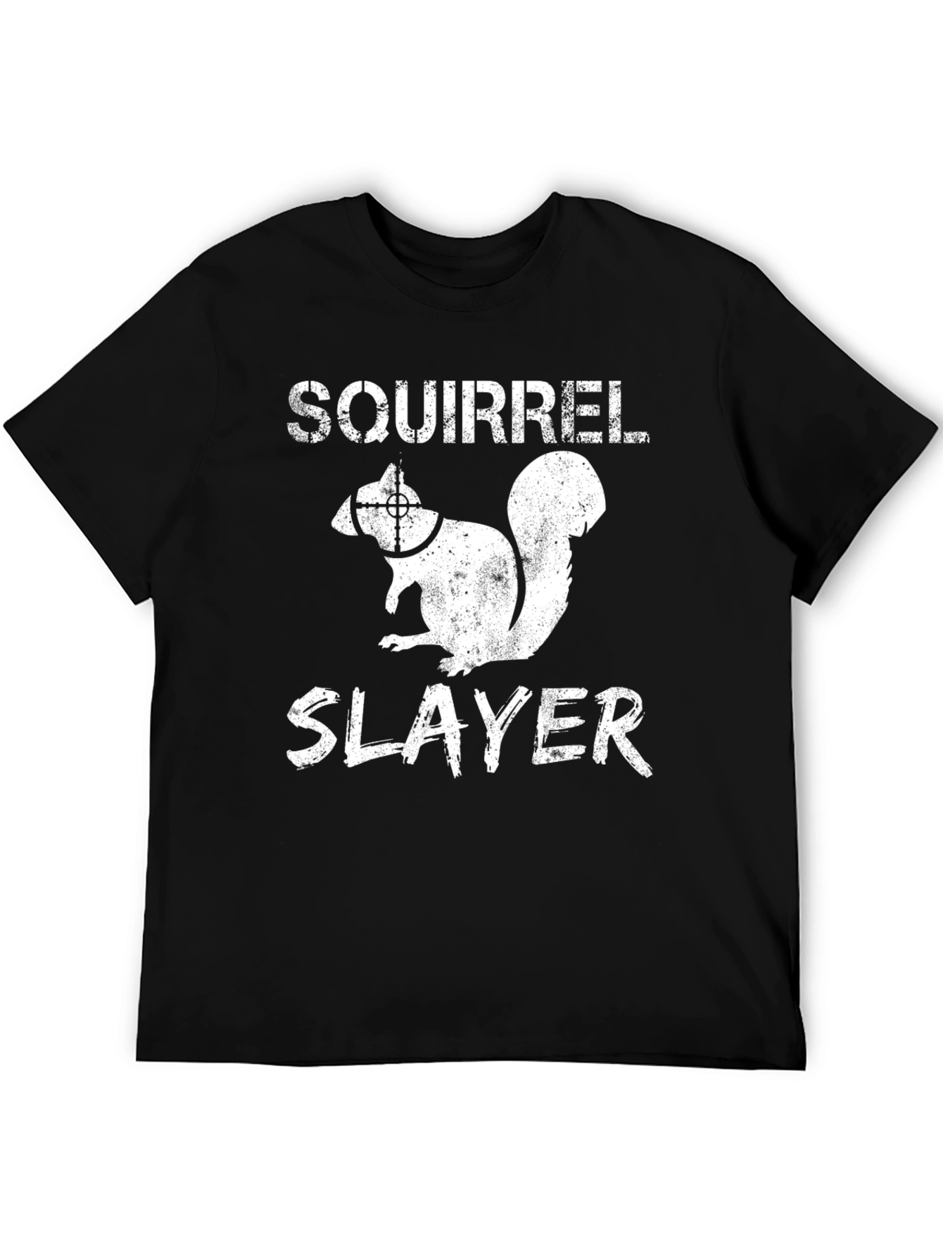 Black Squirrel Slayer Graphic Tee - Hunting Humor view 5