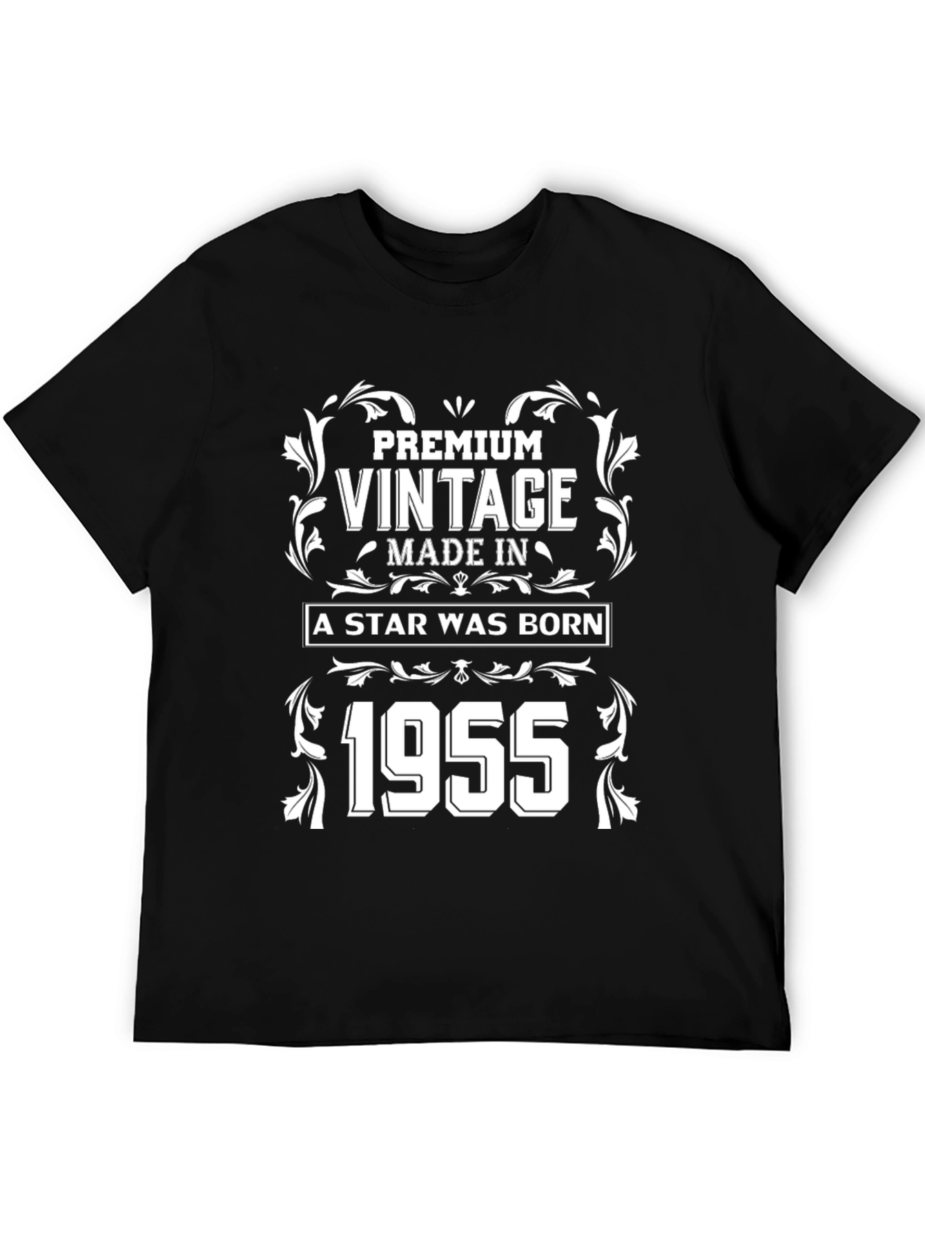 Black Premium Vintage 1955 Graphic Tee view 5