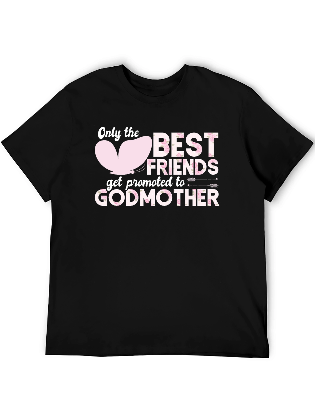 Black Best Friends Godmother Black Graphic Tee view 5