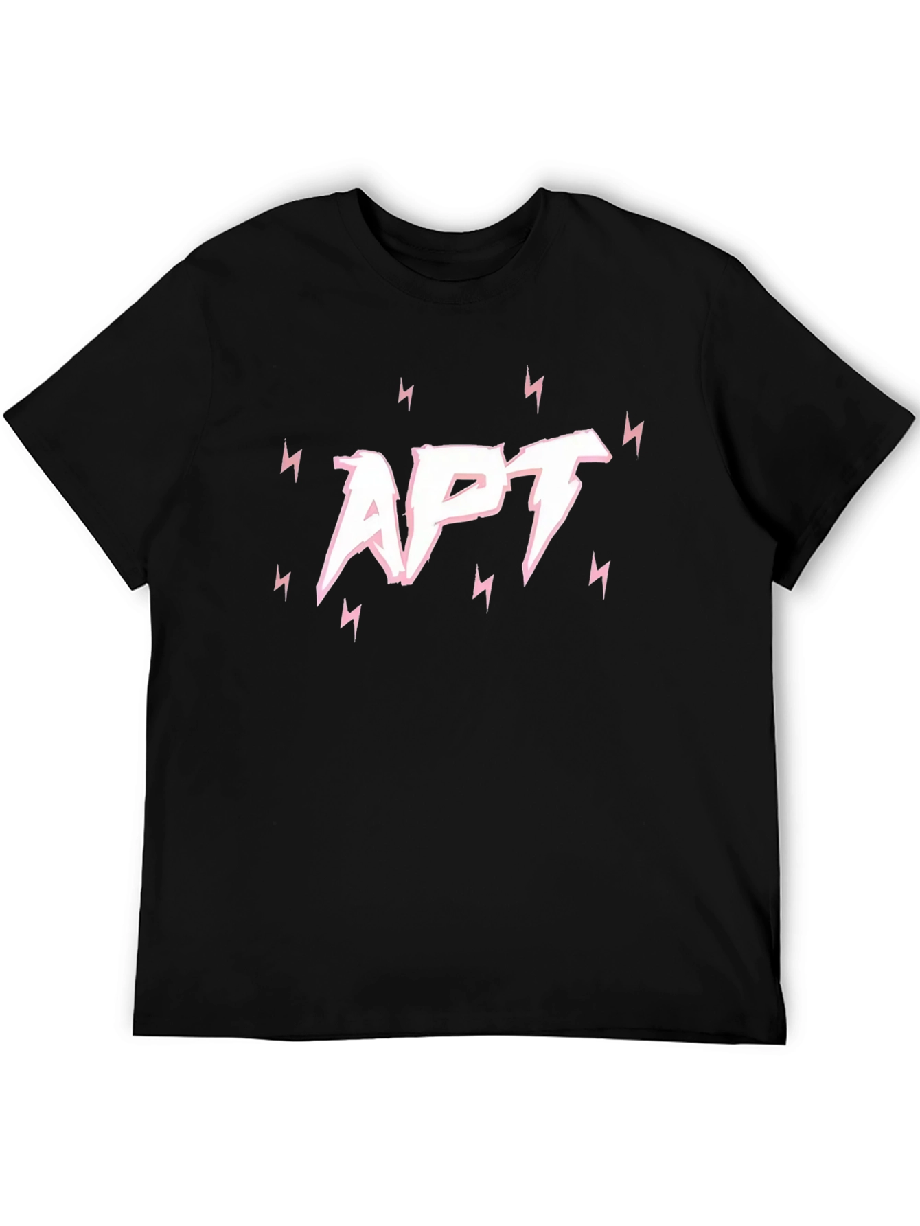 Black APT Lightning Bolt Graphic Tee - Black view 5