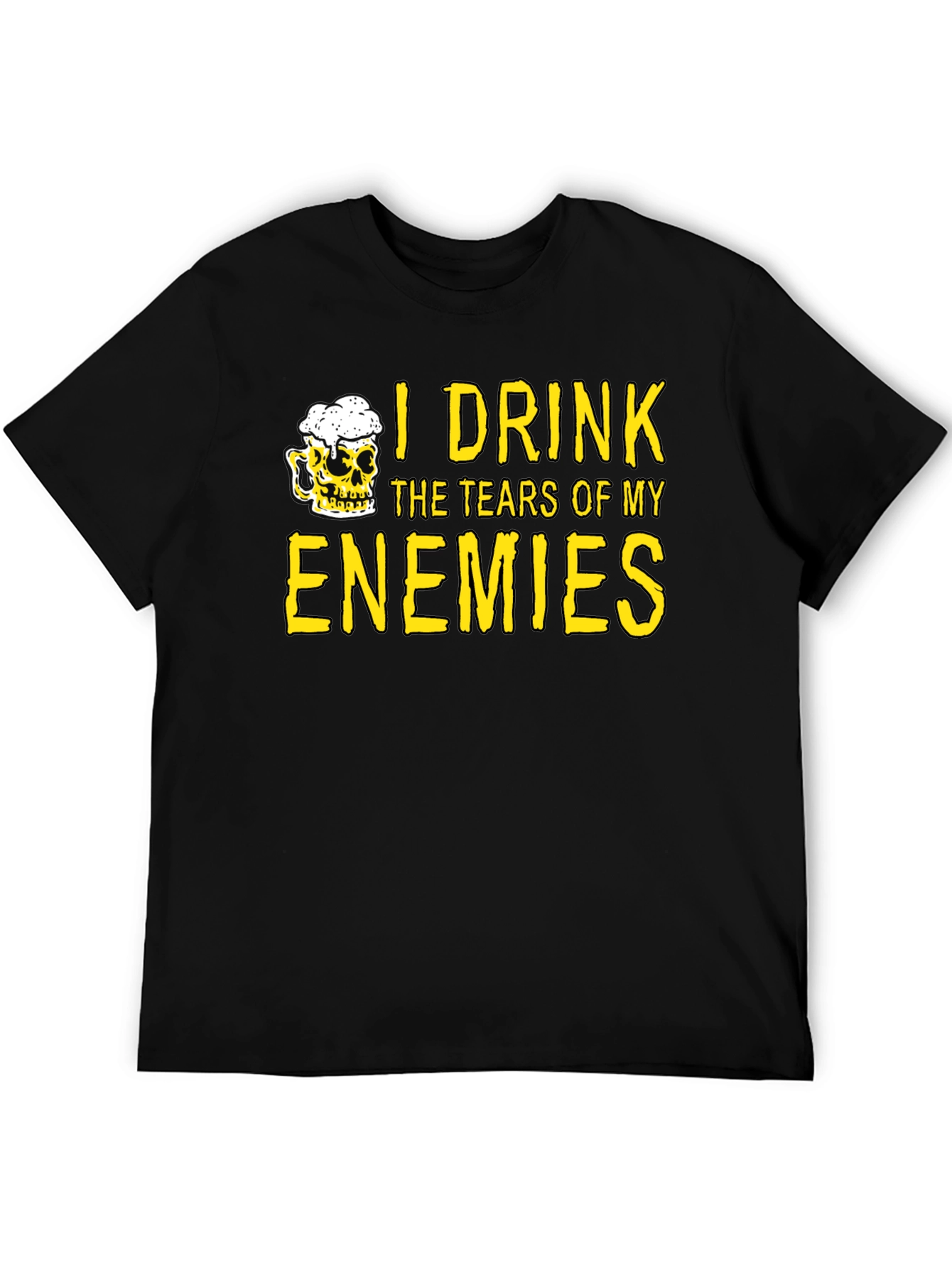 Black I Drink the Tears of My Enemies T-Shirt view 5