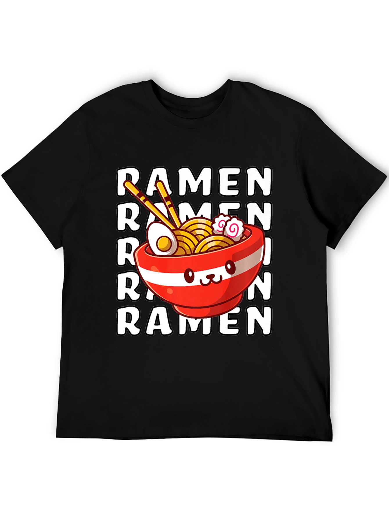 Black Ramen Lover Graphic T-Shirt view 5