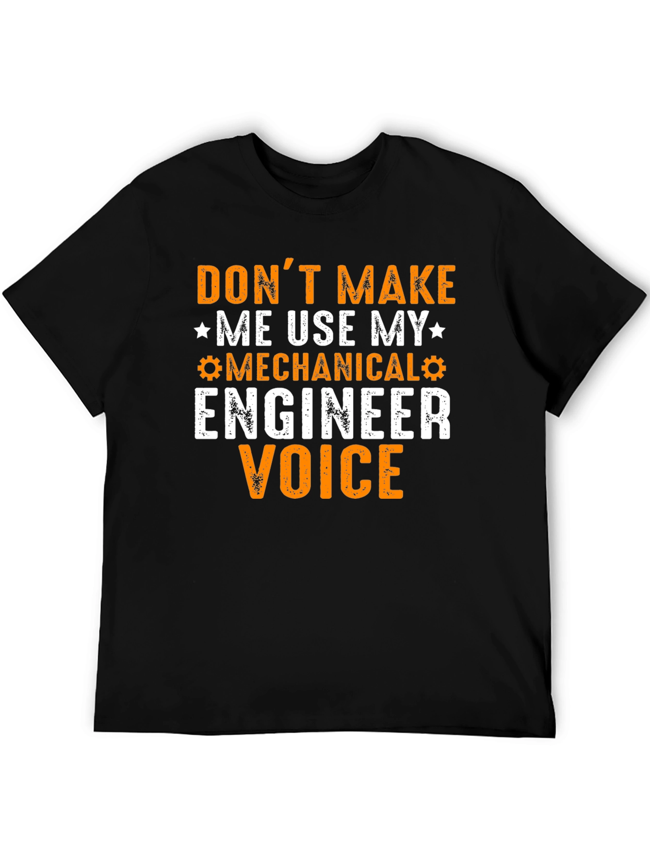 Black Mechanical Engineer Voice T-Shirt Funny view 5