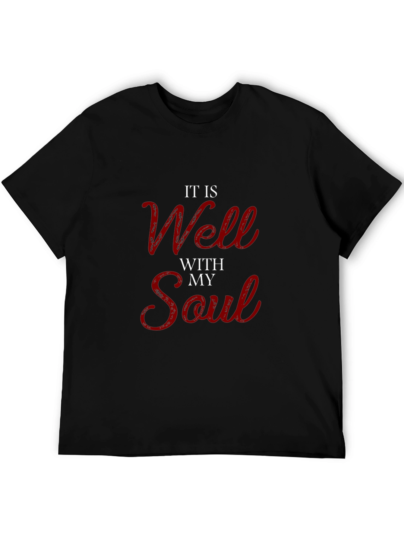 Black It Is Well With My Soul T-Shirt view 5