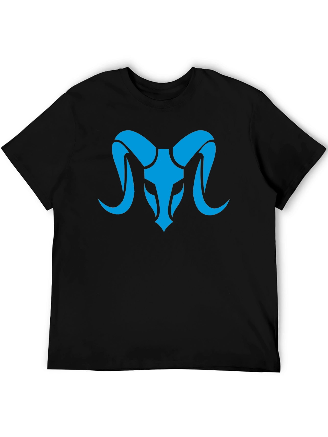 Black Ram Symbol T-Shirt - Unique Graphic Tee view 5
