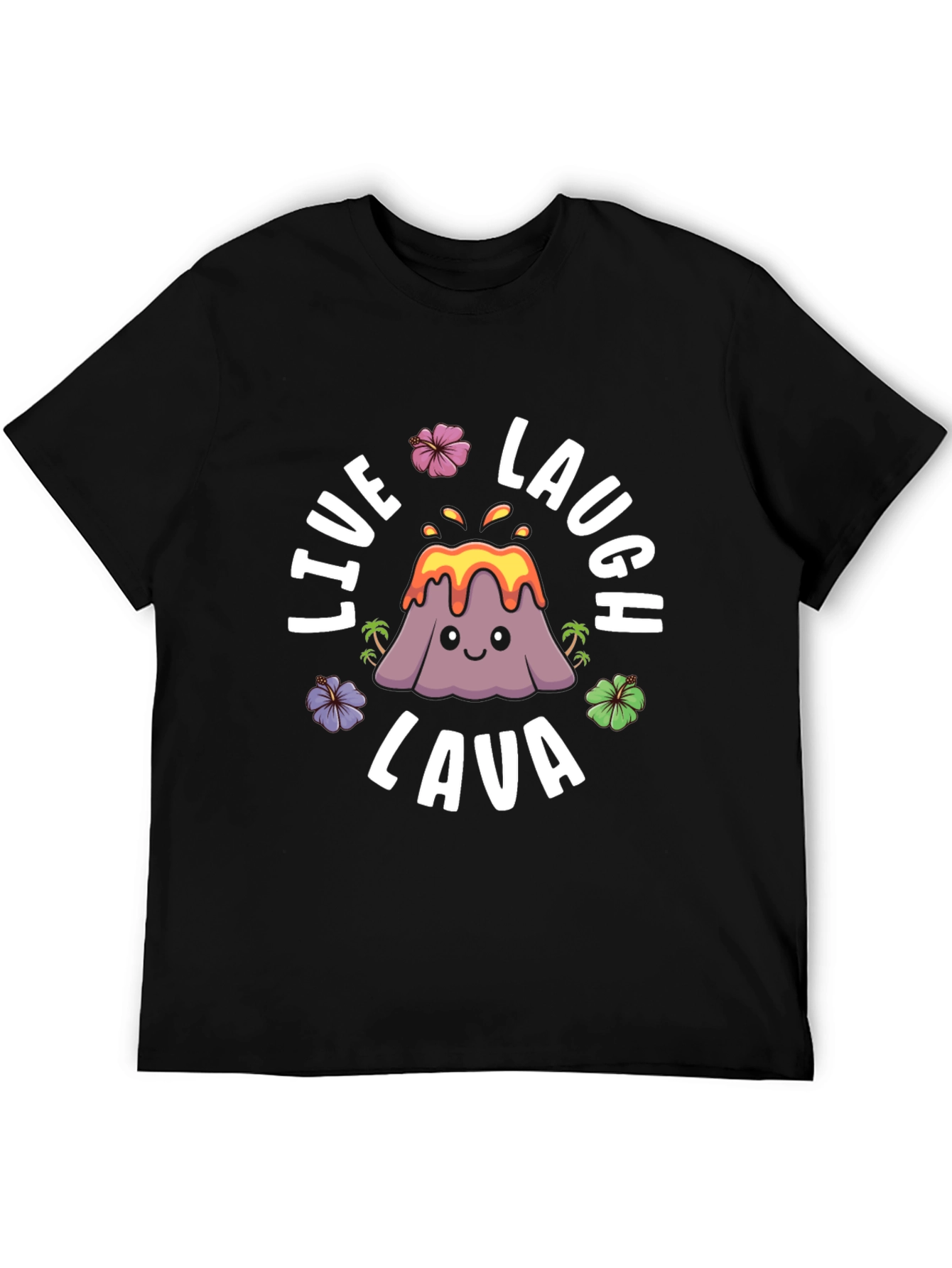 Black Live Laugh Lava Graphic T-Shirt view 5