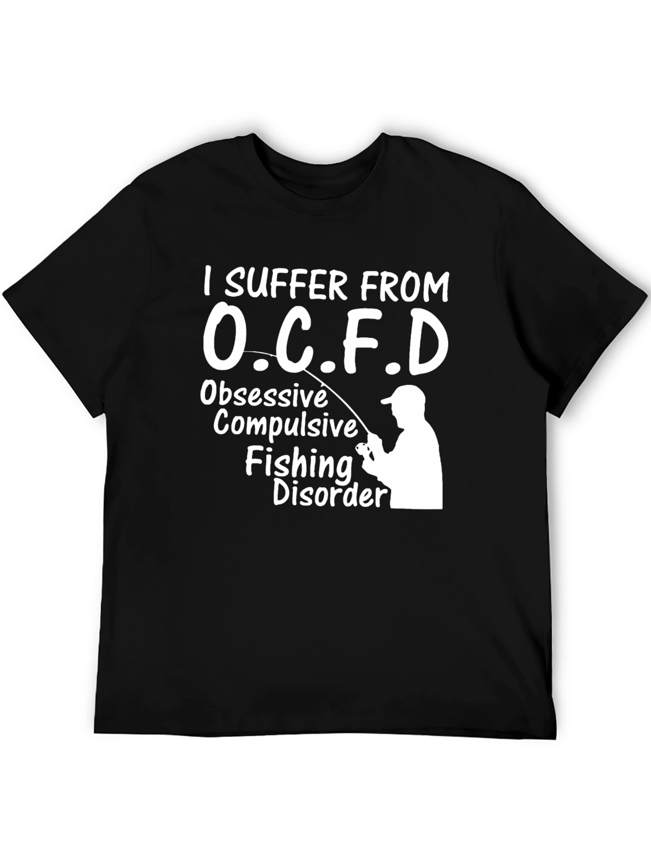 Black OCFD Fishing Disorder Black Graphic Tee view 5