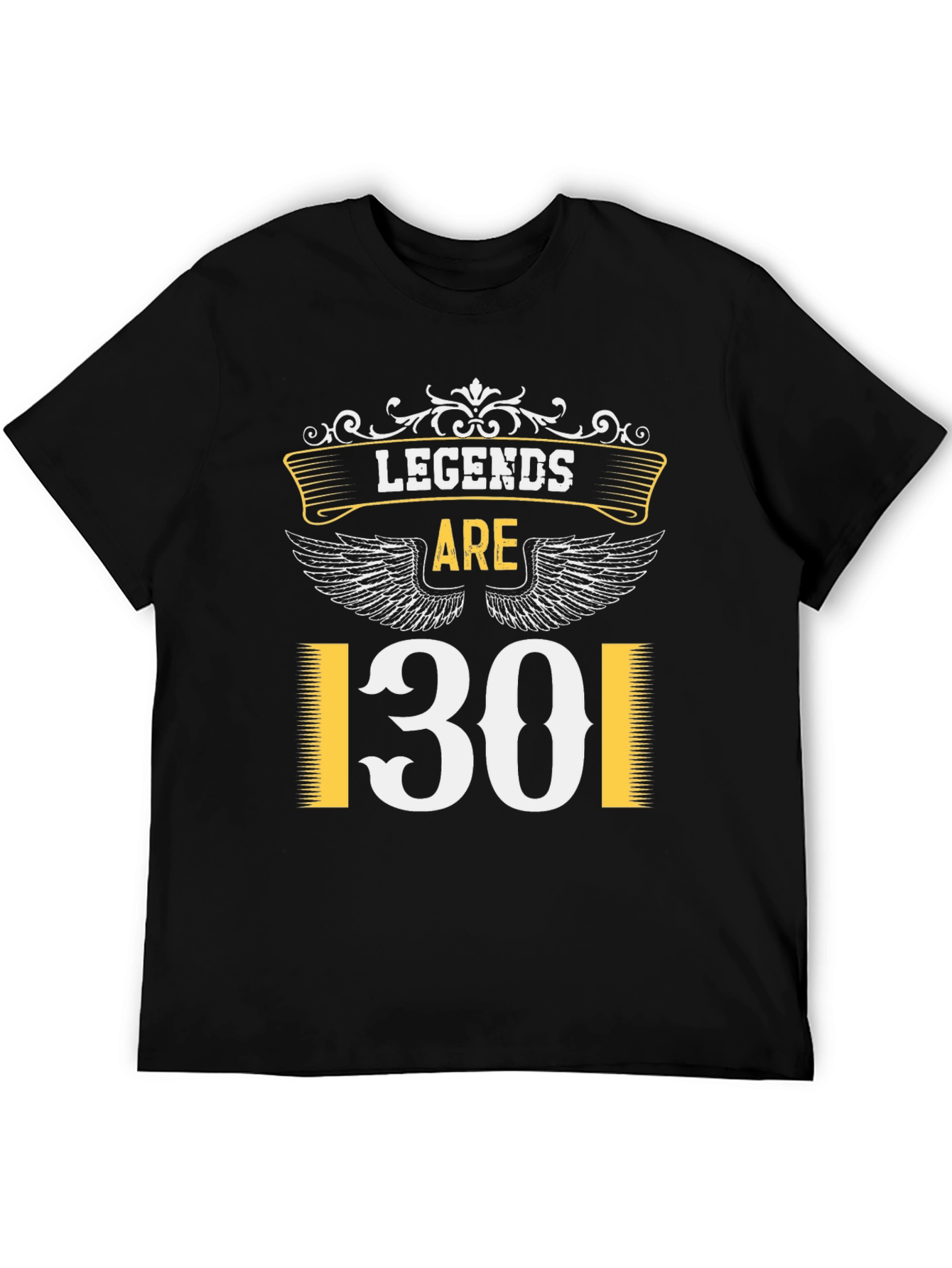 Black Legends Are 30 T-Shirt view 5