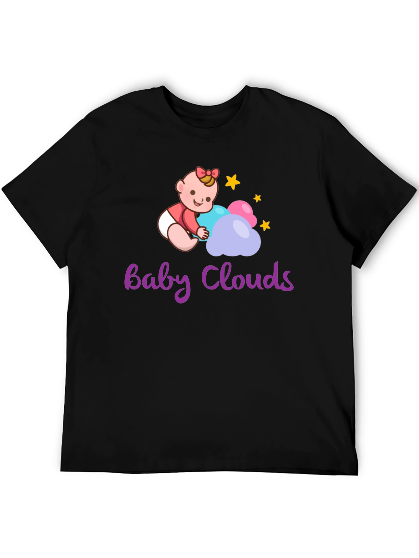 Baby Clouds Graphic T-Shirt - Cute Infant Design - 5