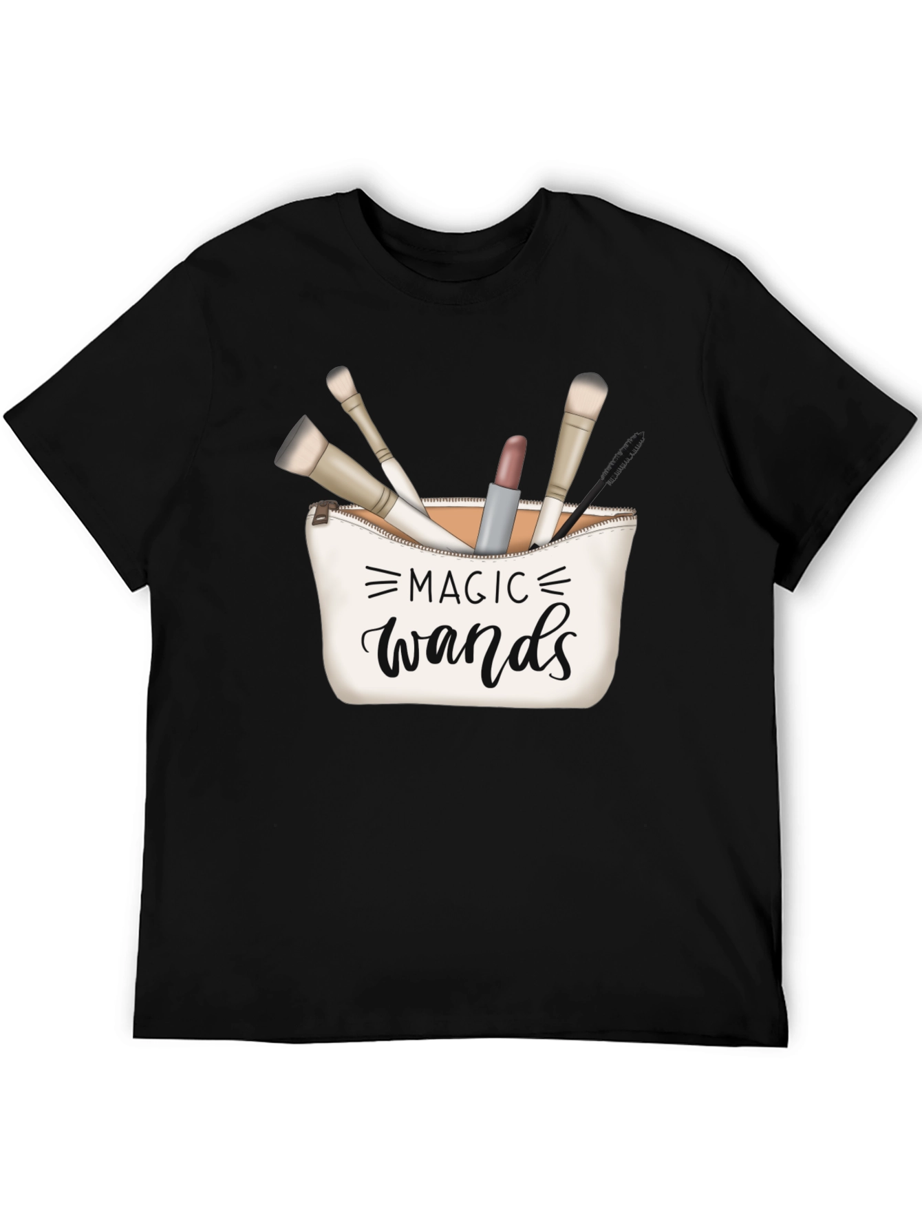 Black Magic Wands Makeup T-Shirt view 5