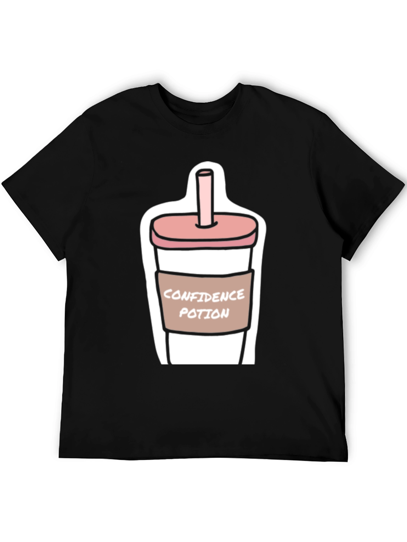 Black Confidence Potion T-Shirt - Funny Graphic Tee view 5