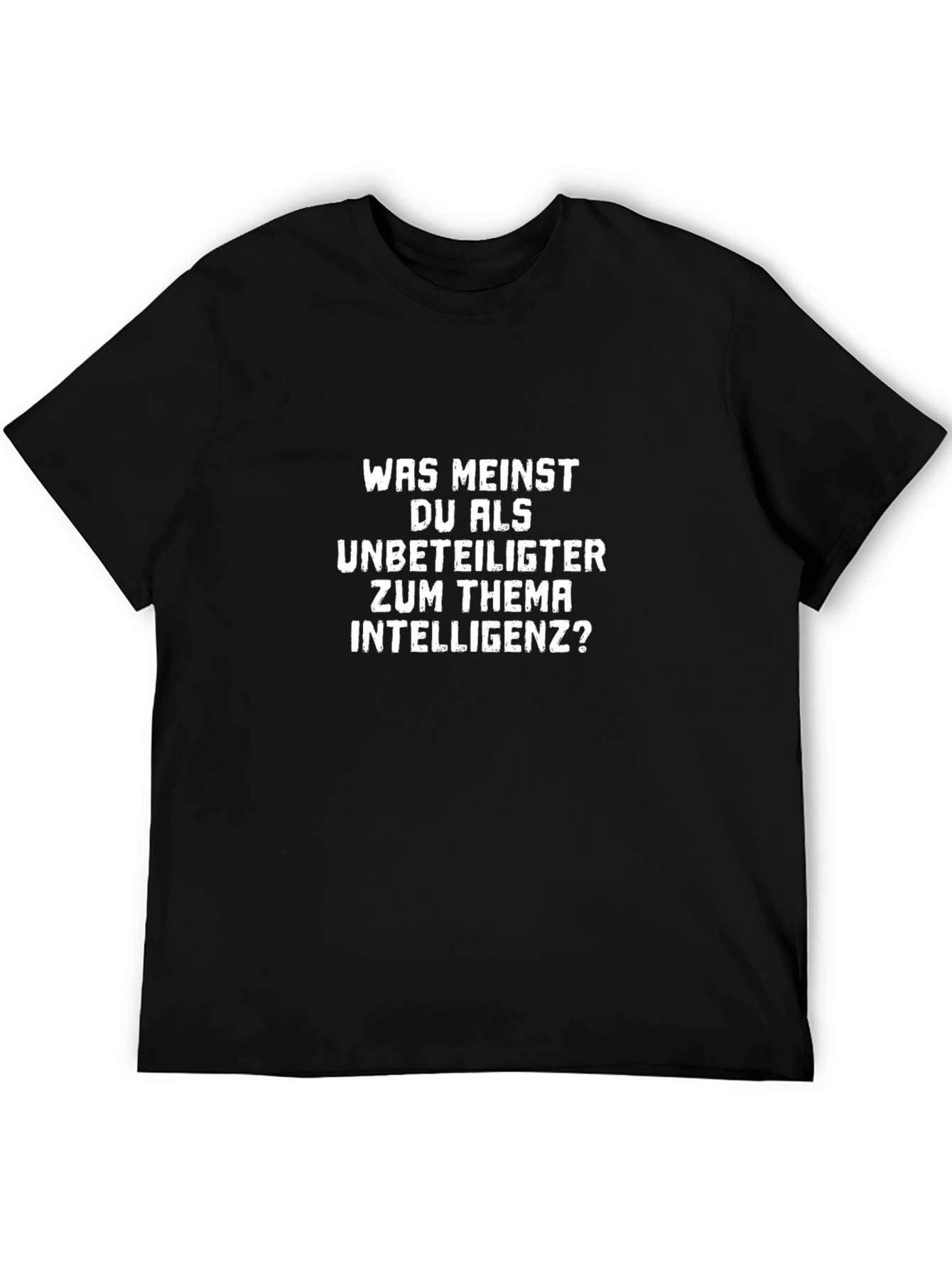 Black Intellect Tee - "Was Meinst Du Als Unbeteiligter?" view 5