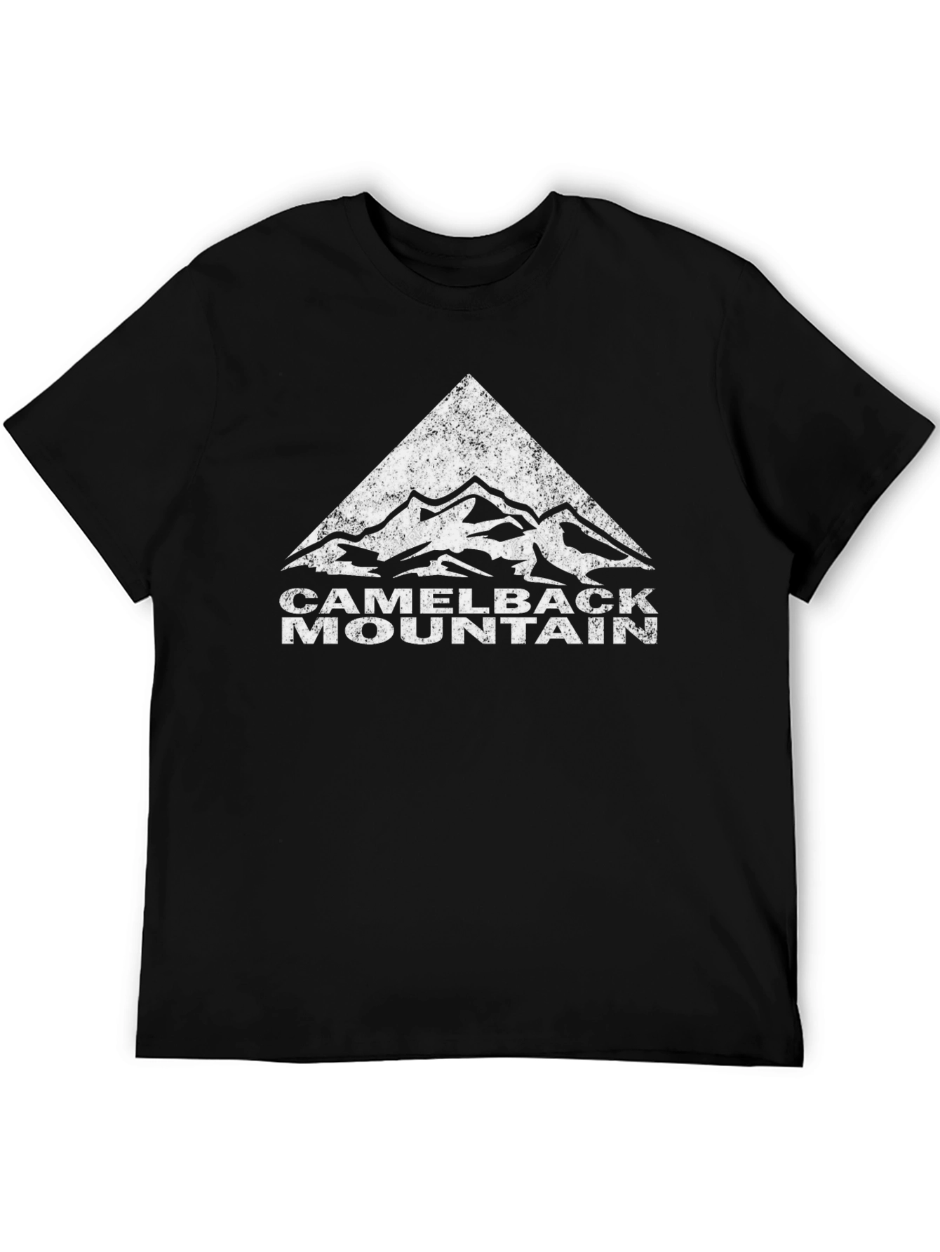 Black Camelback Mountain Graphic Tee - Vintage Style view 5