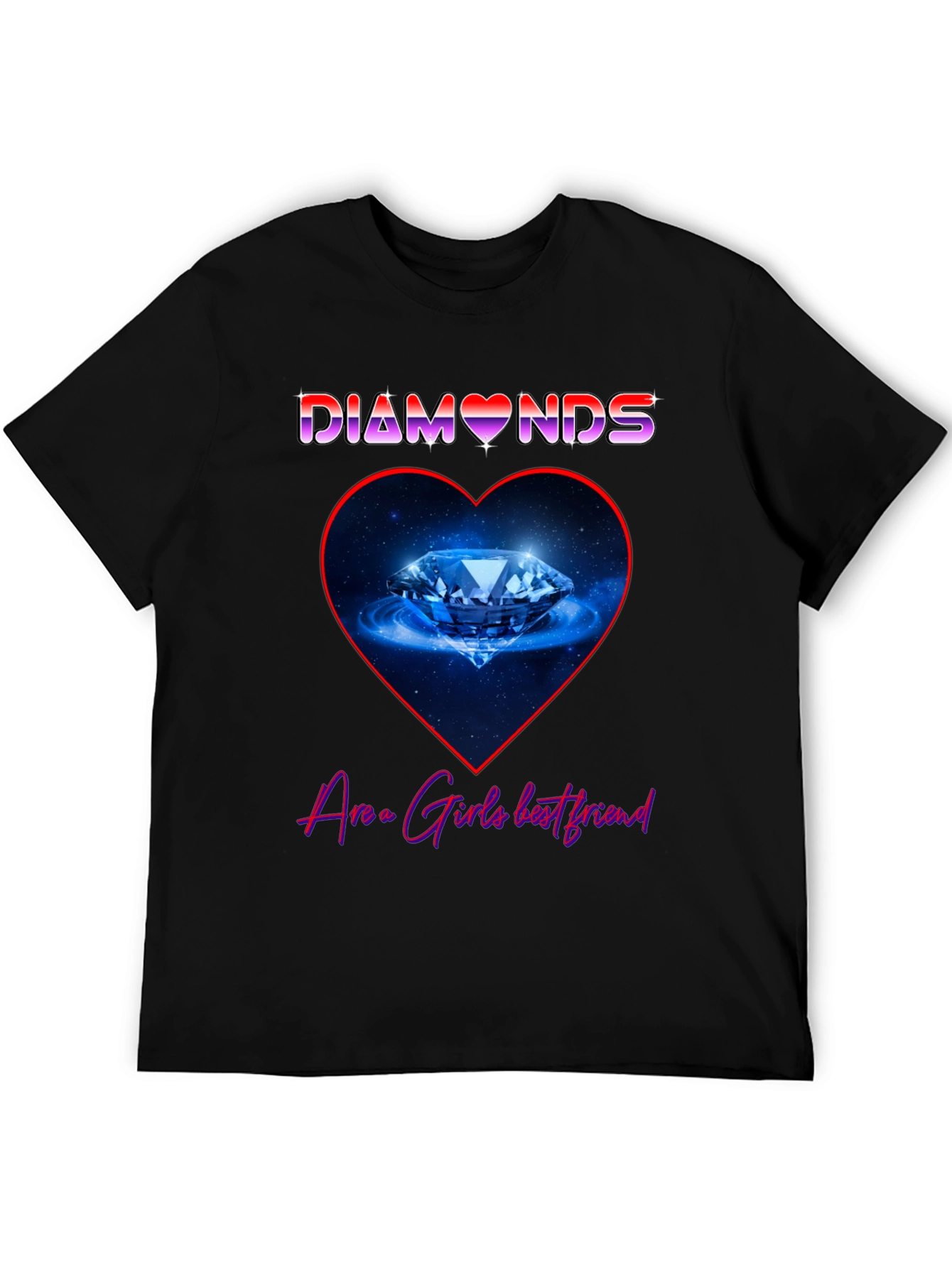 Black Diamonds Are a Girl's Best Friend Graphic Tee view 5