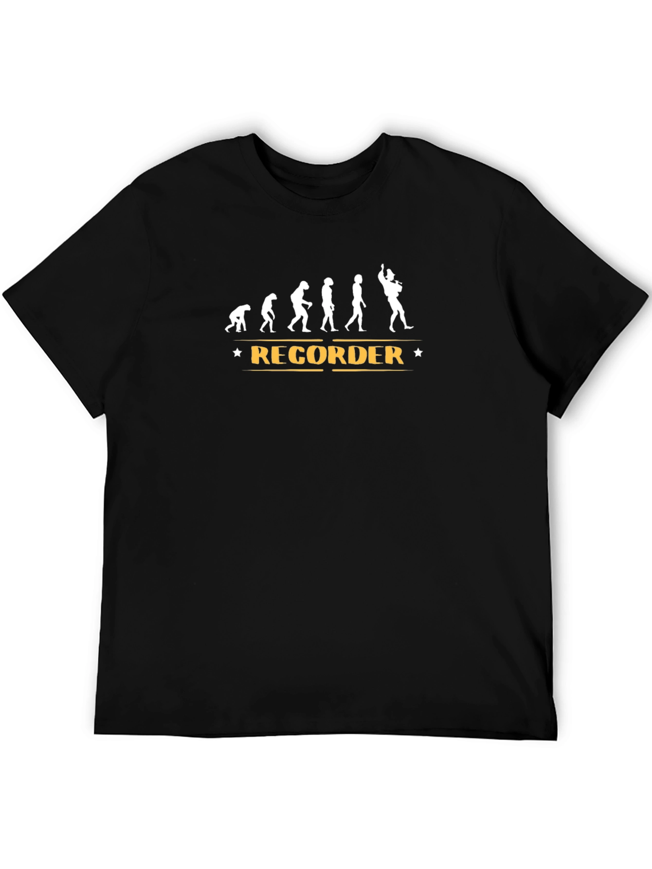 Black Recorder Evolution T-Shirt - Black view 5