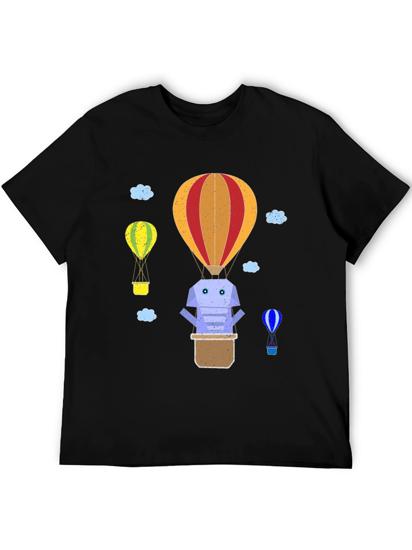 Black Novelty Balloon Graphic T-Shirt view 5