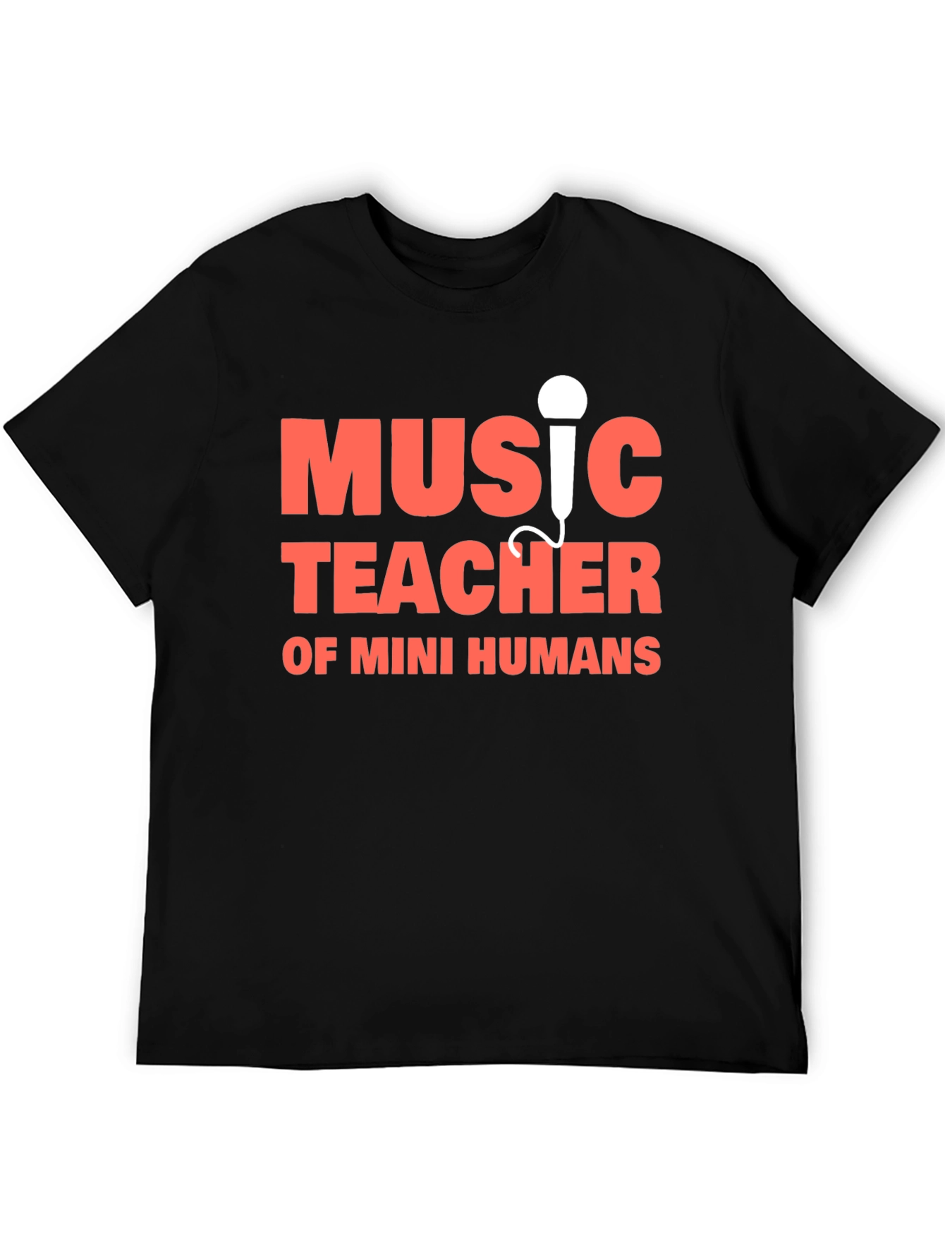 Black Music Teacher T-Shirt view 5