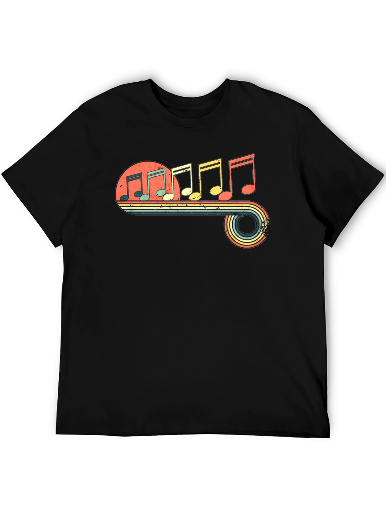 Retro Music Note T-Shirt - Vintage Inspired Design - 5