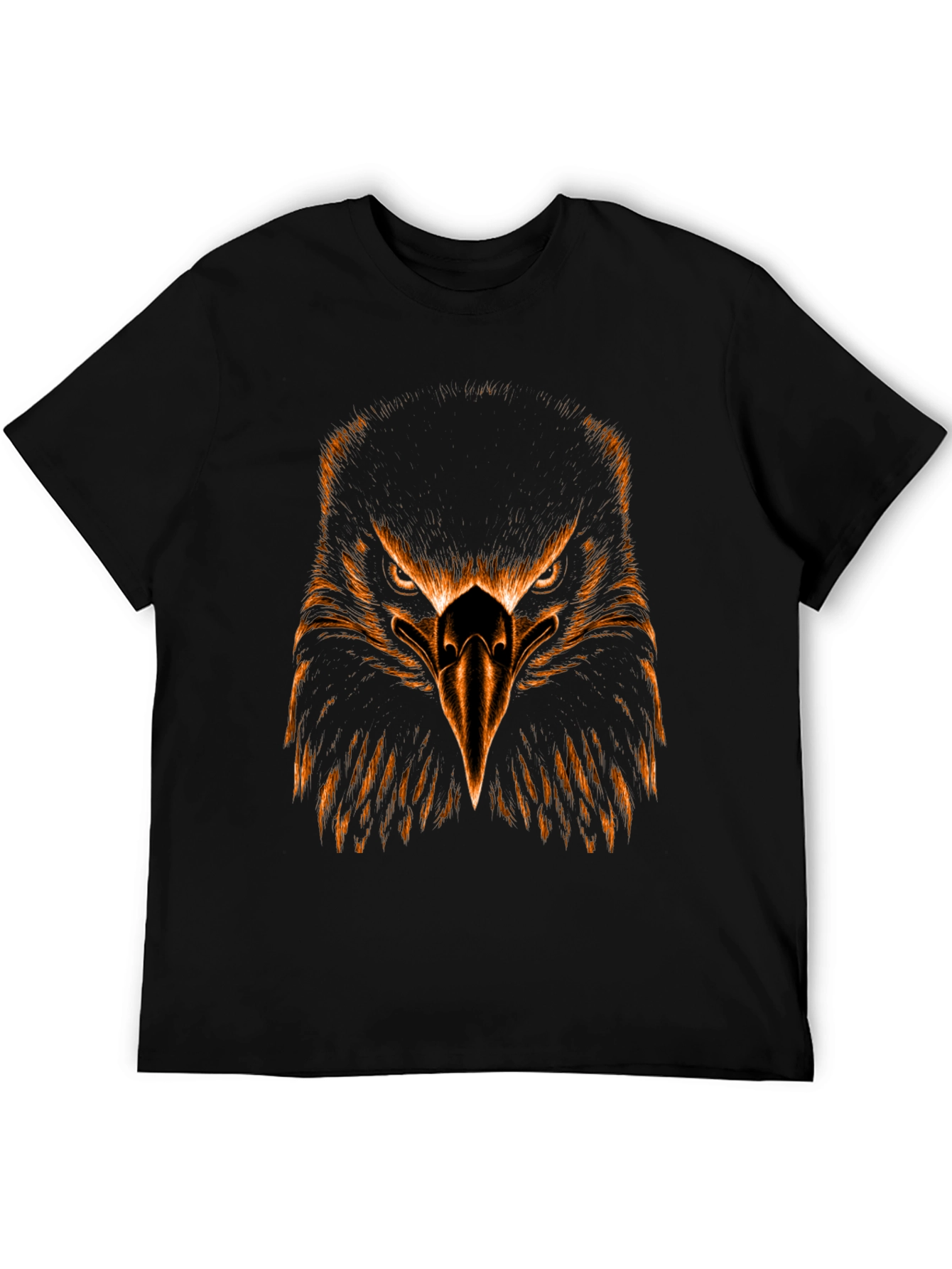 Black Eagle Graphic Tee - Black Cotton Blend view 5