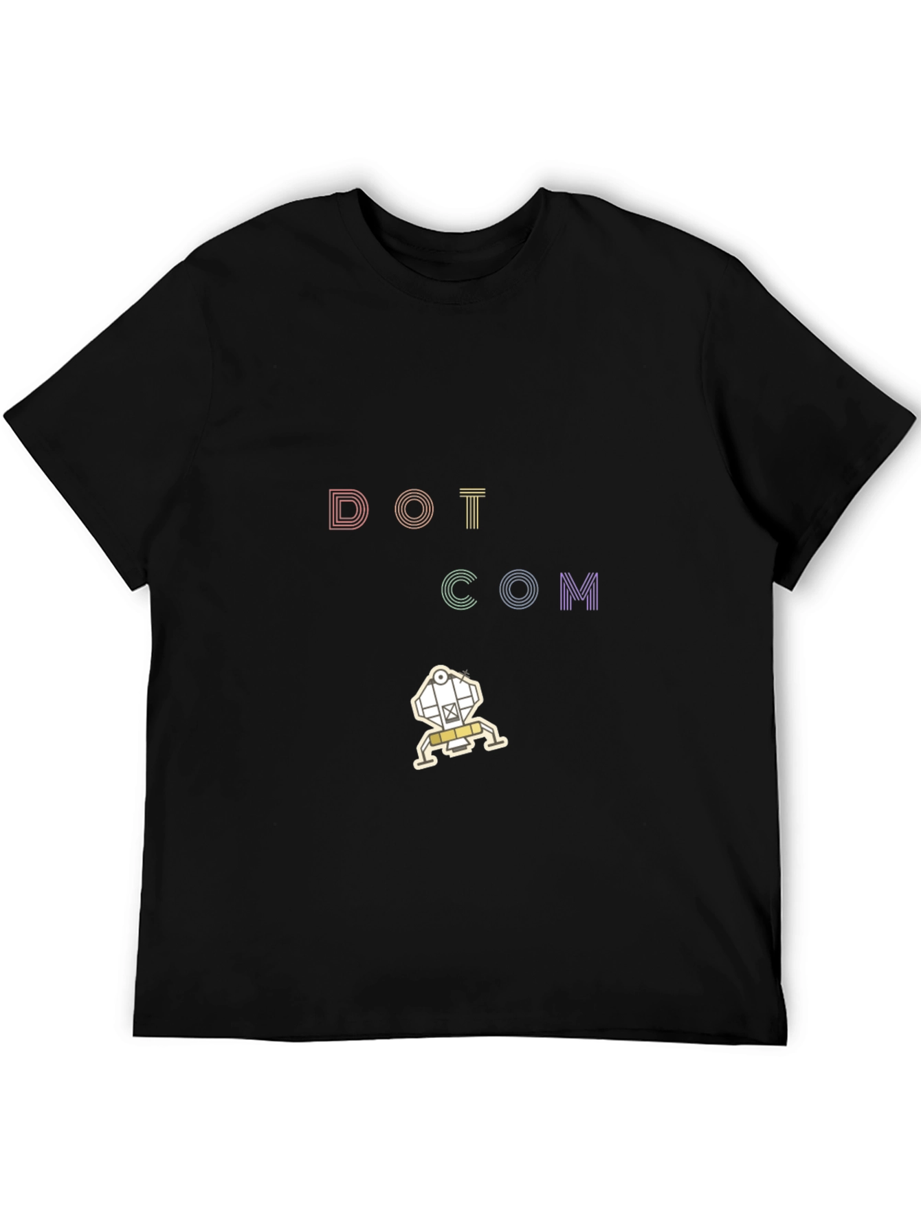 Black Dot Com T-Shirt | Novelty Apparel view 5