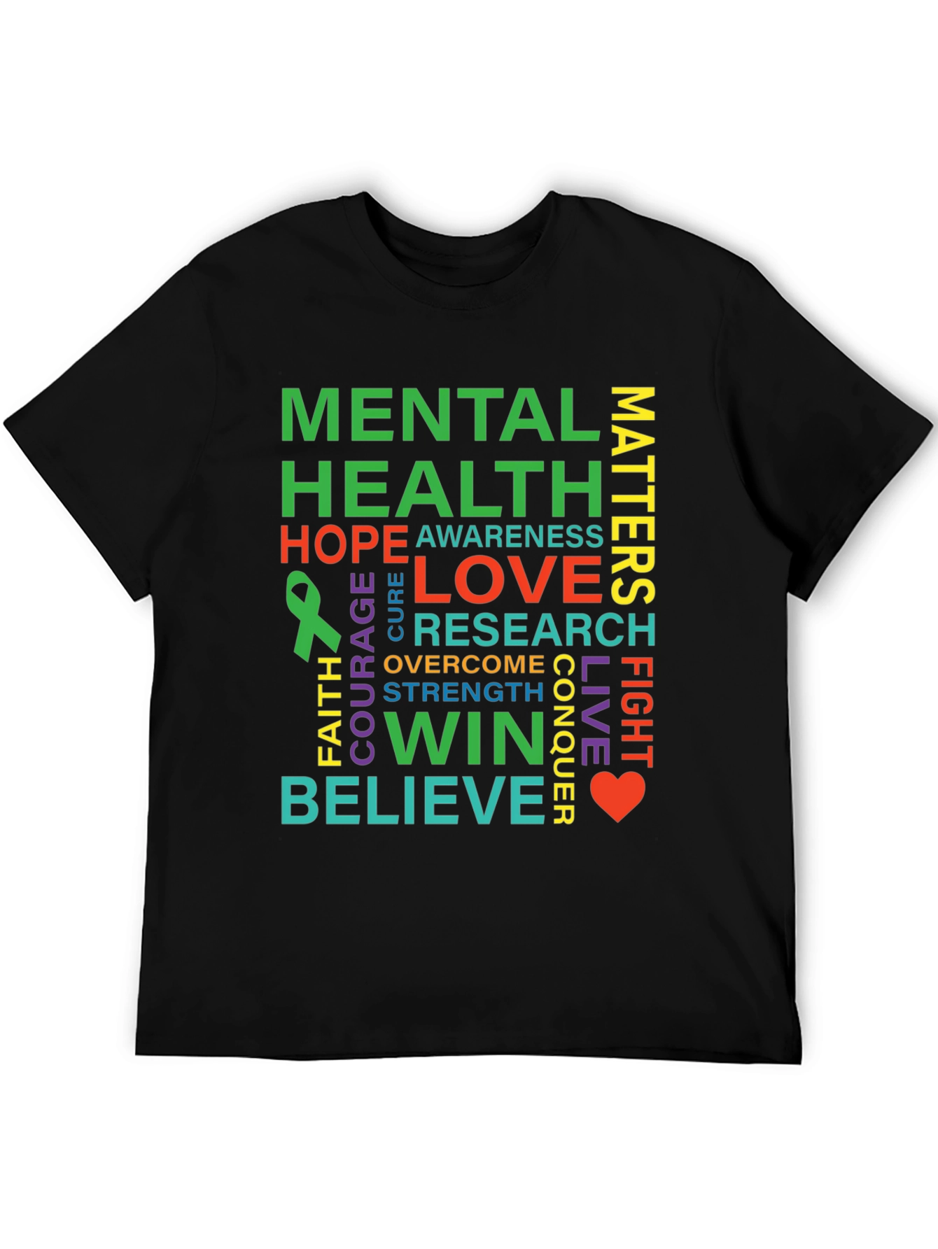 Black Mental Health Matters T-Shirt Awareness Tee view 5