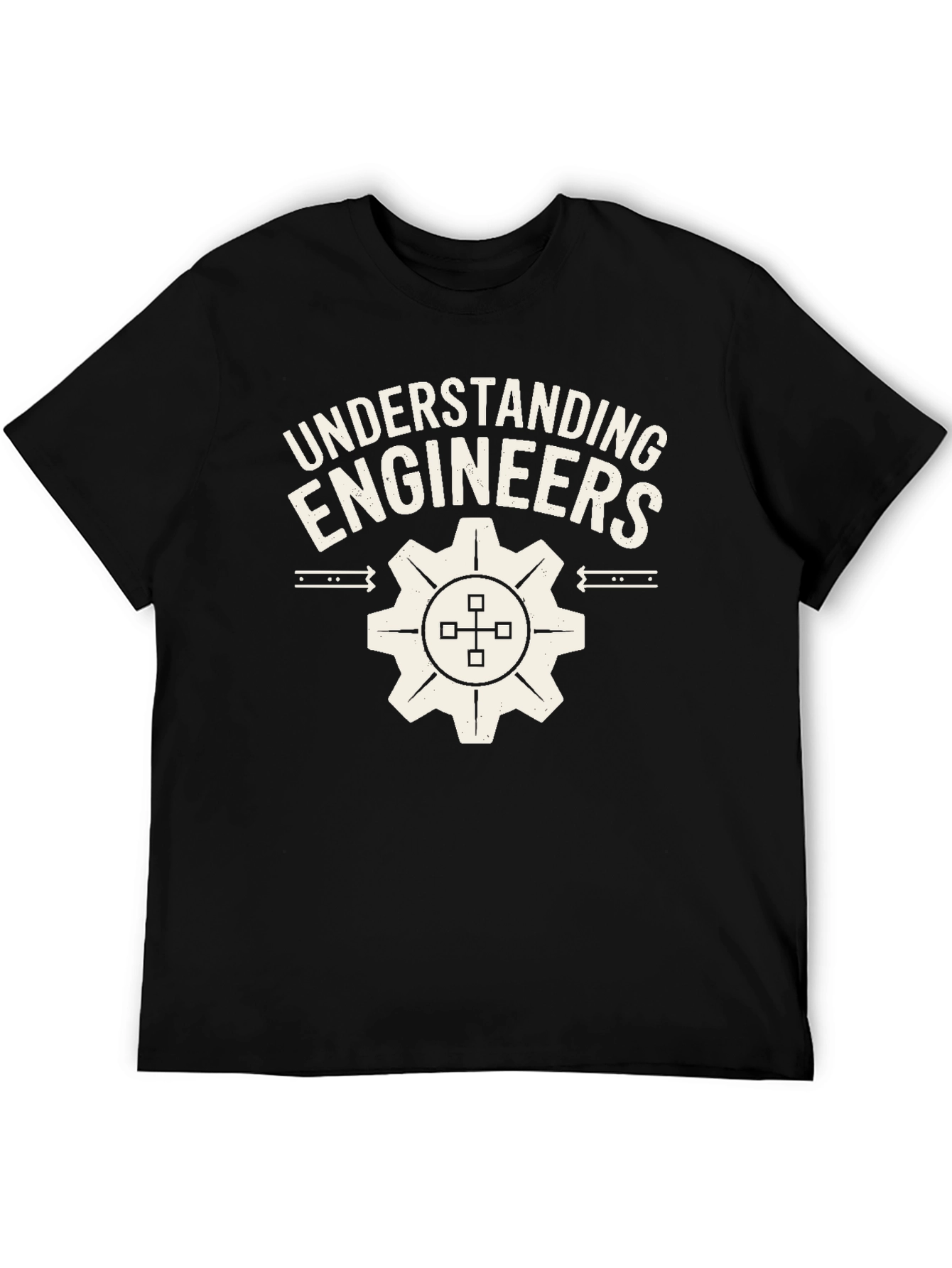 Black Understanding Engineers T-Shirt view 5