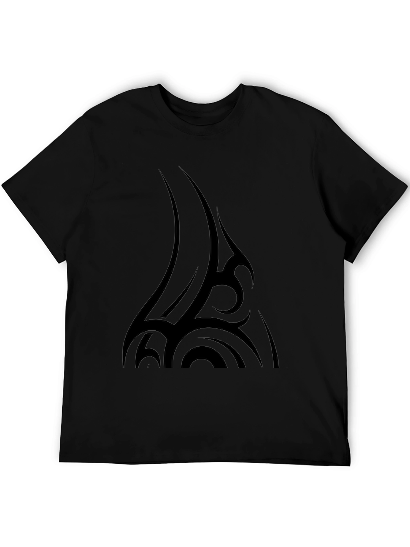 Black Tribal Tattoo Black T-Shirt view 5