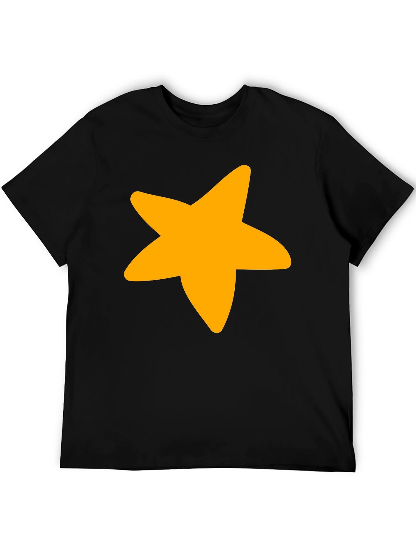 Black Star Graphic Black T-Shirt view 5