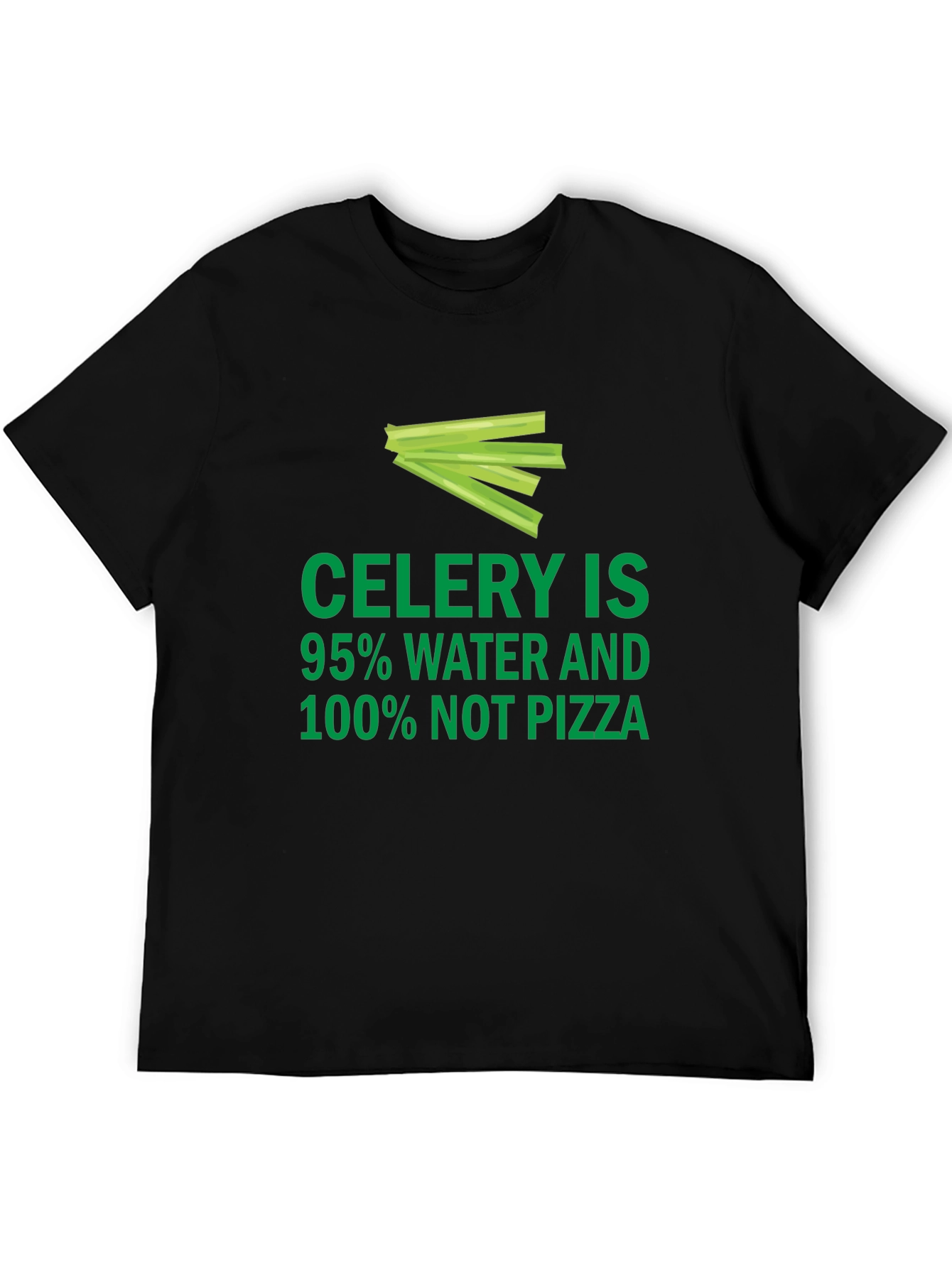Celery Not Pizza Graphic Tee - 5