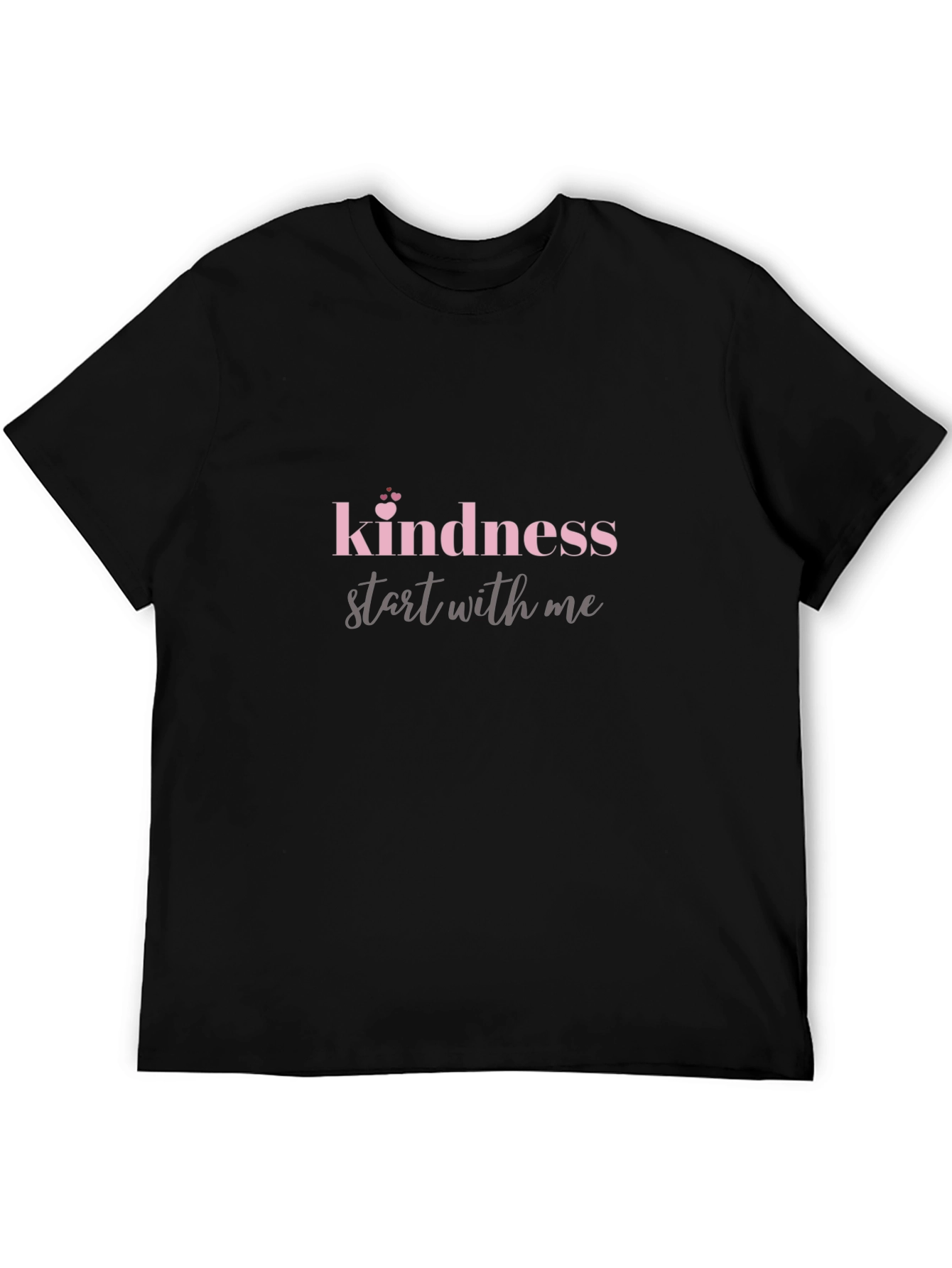 Black Kindness Start With Me Black T-Shirt view 5