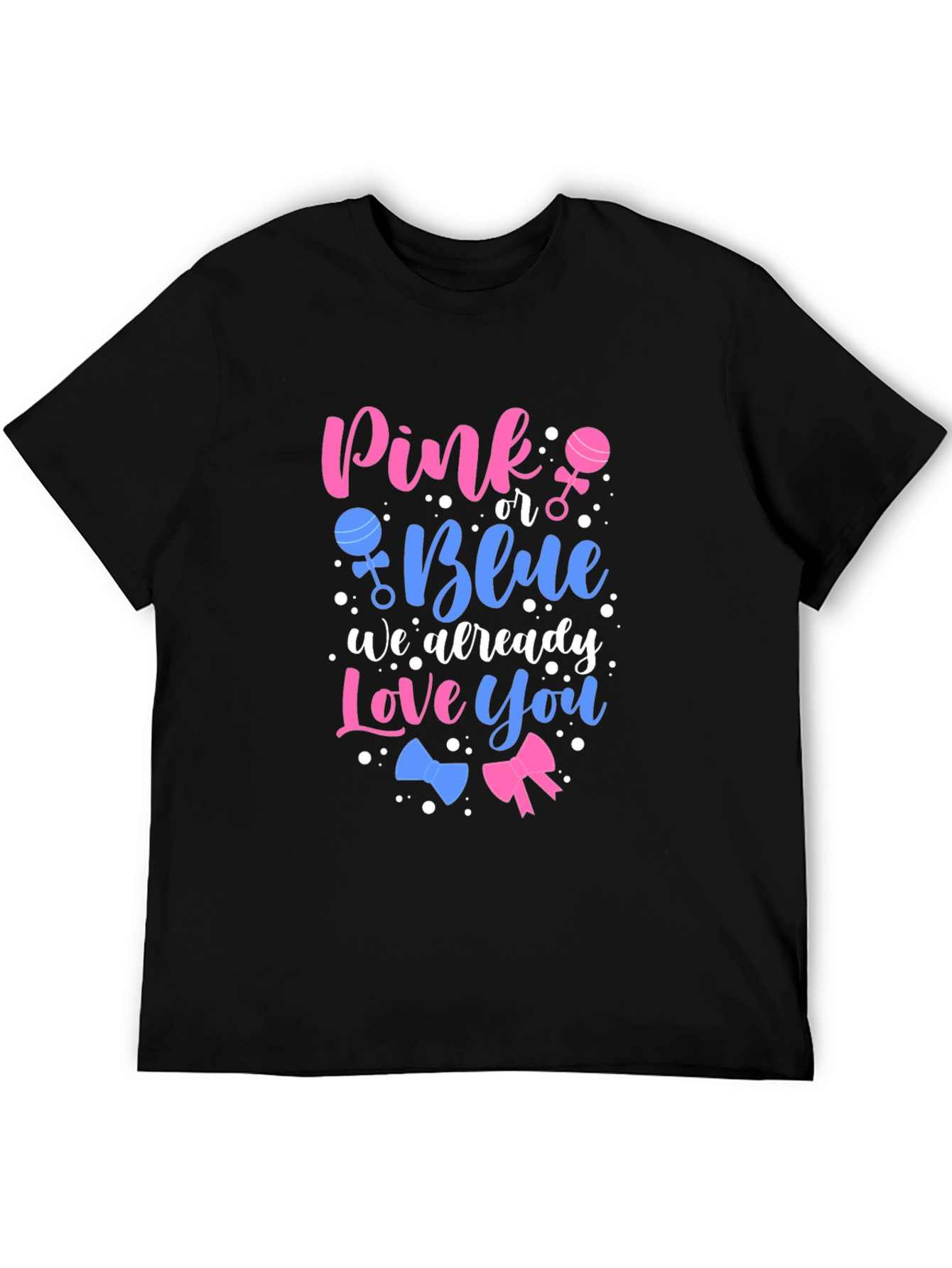 Pink or Blue Baby Reveal Unisex T-Shirt - 5