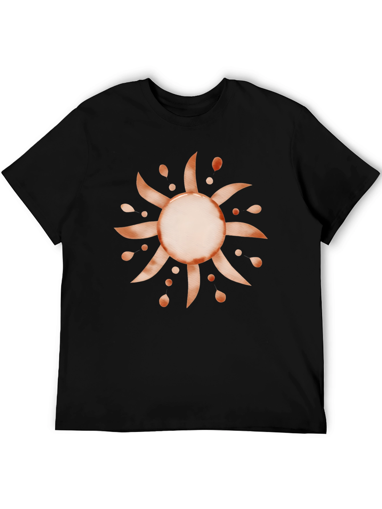 Black Sunburst Graphic Tee - Tangled Inspired Design view 5