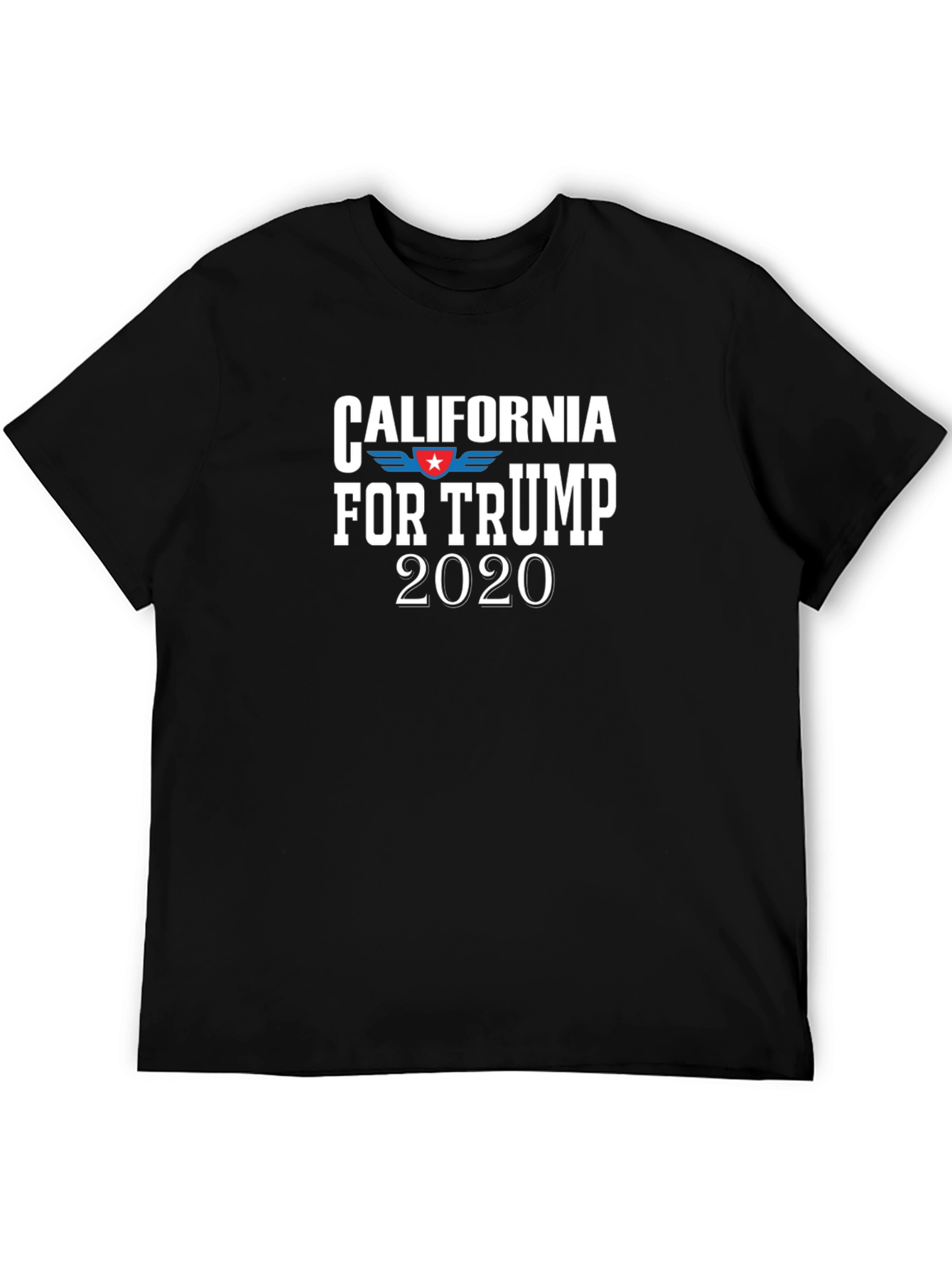 California for Trump 2020 Graphic Tee - 5
