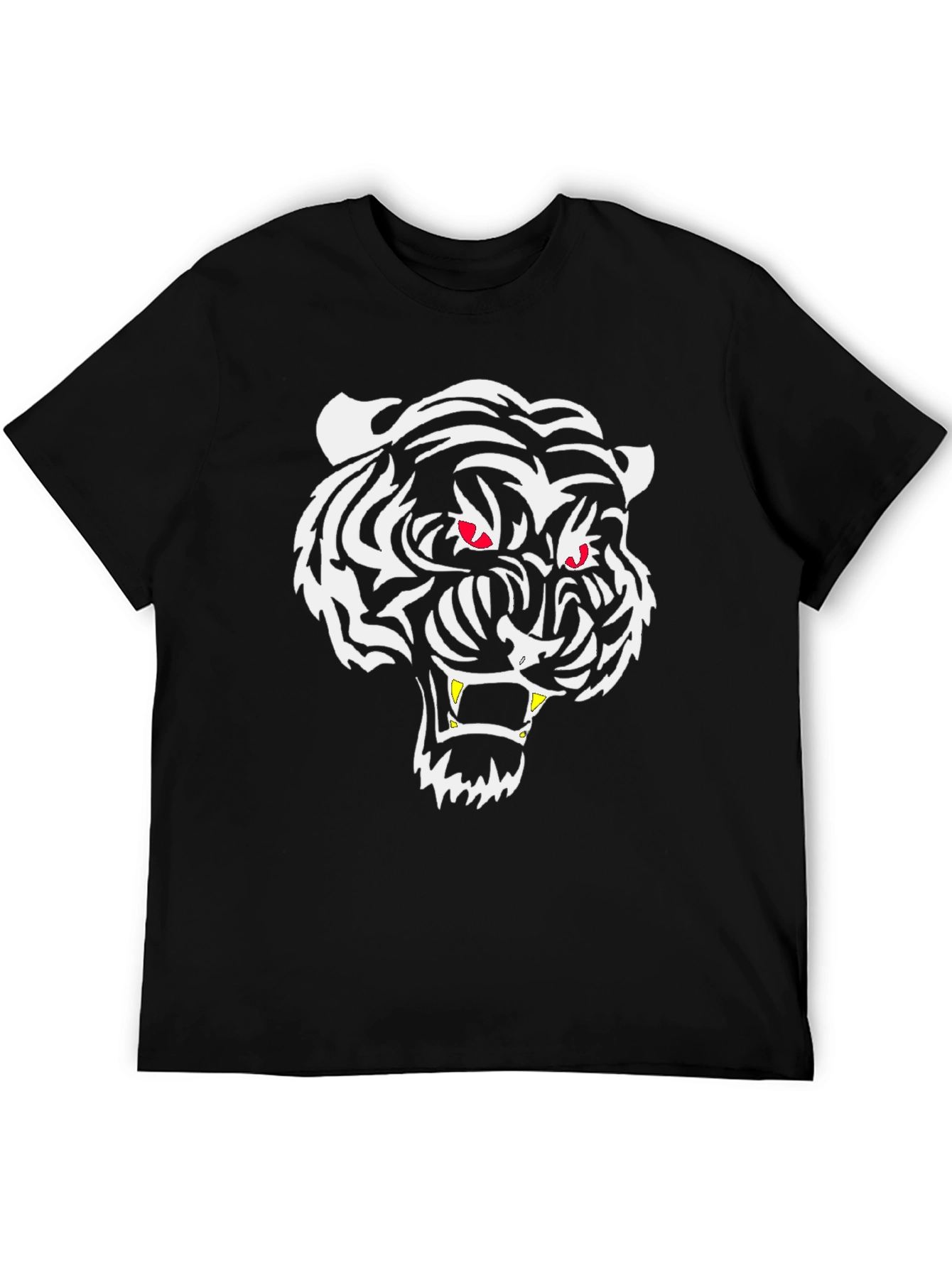 Black Black Tiger Graphic Tee - Fierce Style view 5