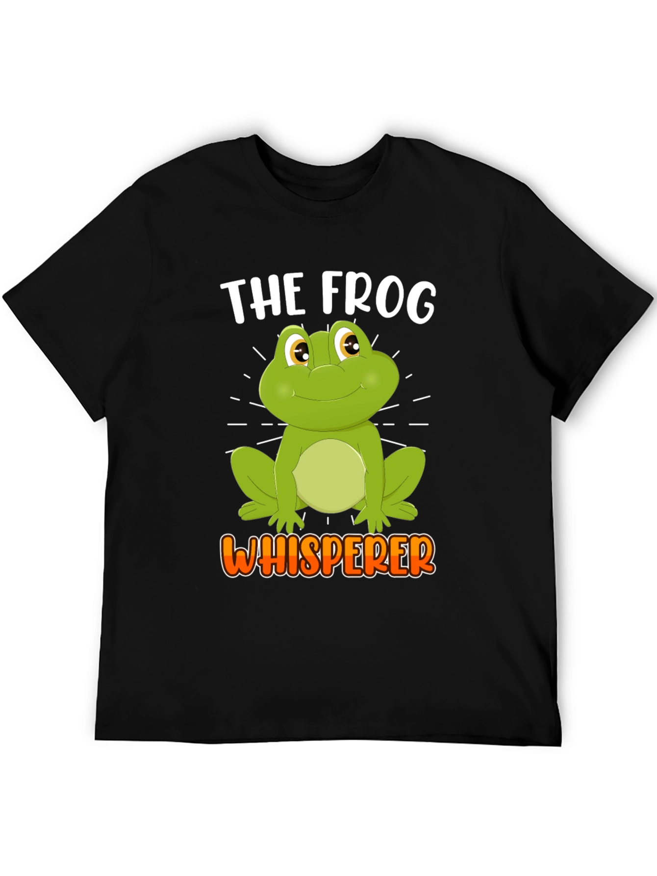 Black The Frog Whisperer Novelty T-Shirt - Funny Amphibian Lover Tee view 5