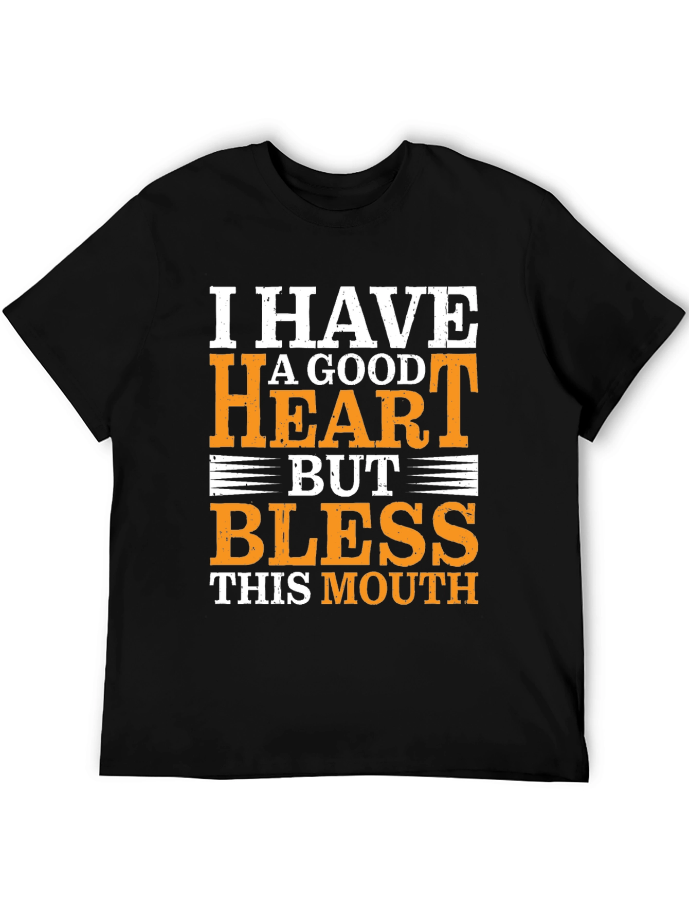 Black I Have A Good Heart Graphic T-Shirt view 5