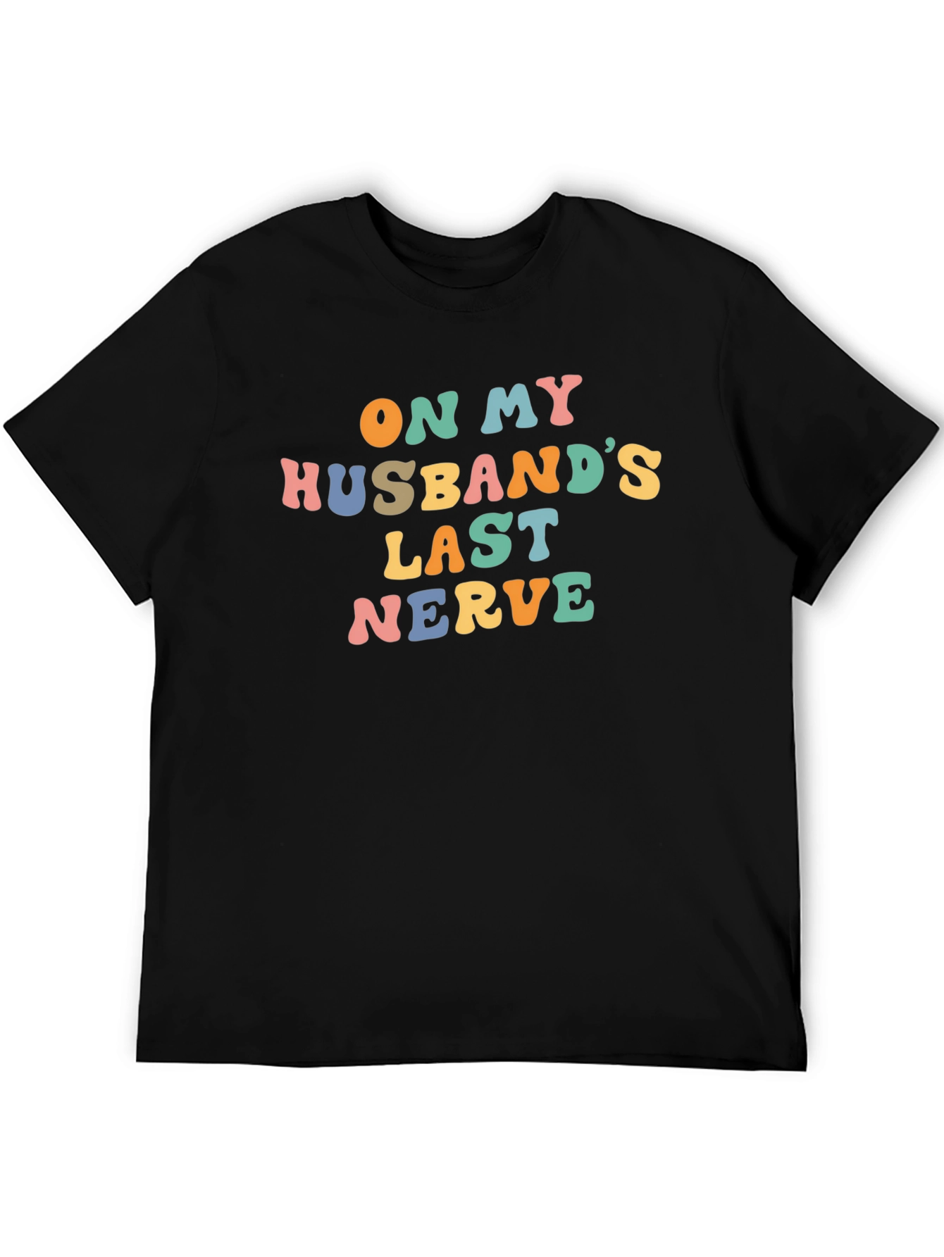 Black On My Husband's Last Nerve Graphic Tee view 5